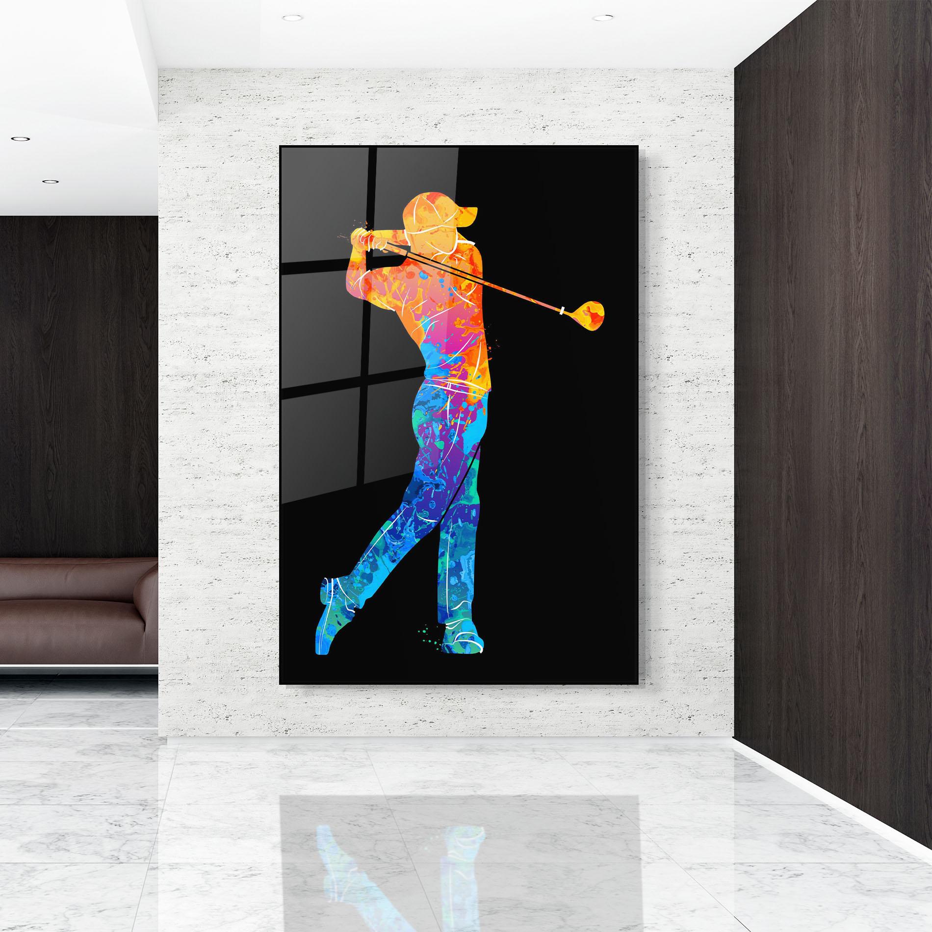 Üvegkép Color Mix Golf mockup 9