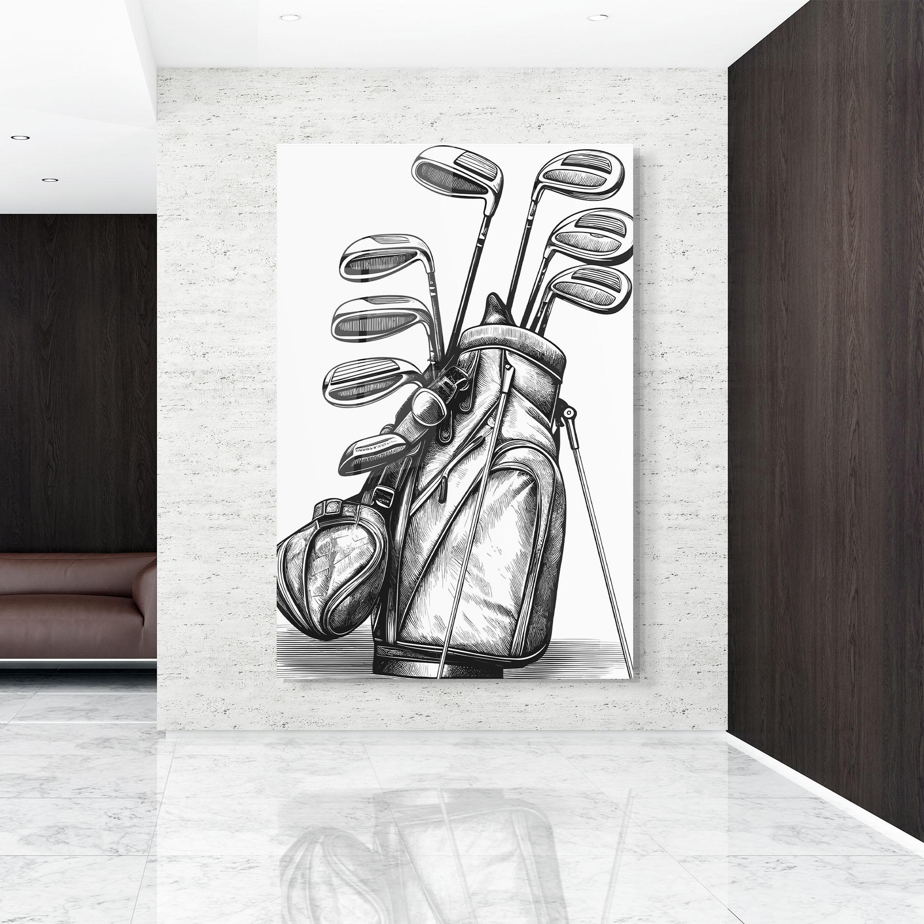 Üvegkép Golf Club mockup 9