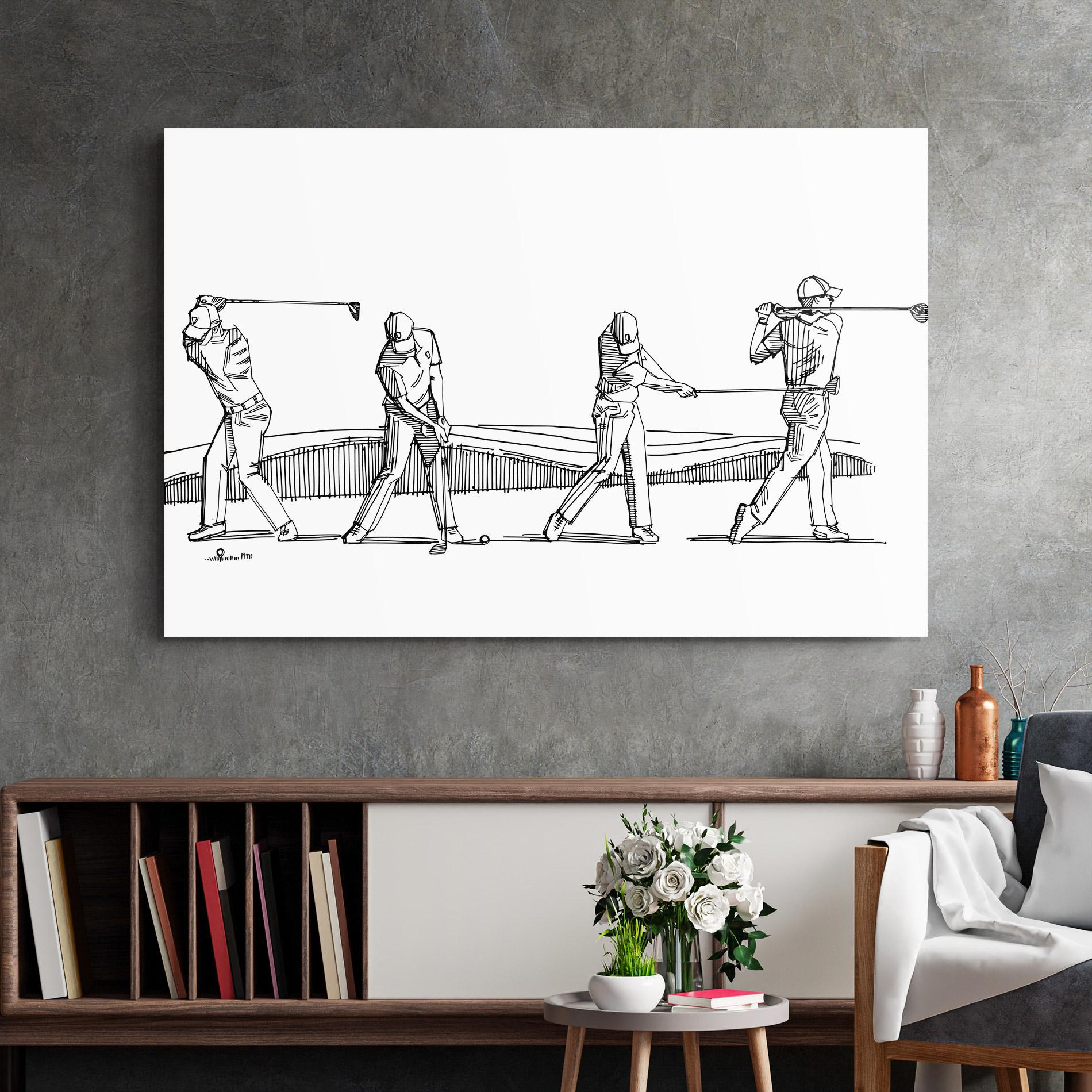 Üvegkép Four Golf mockup 2