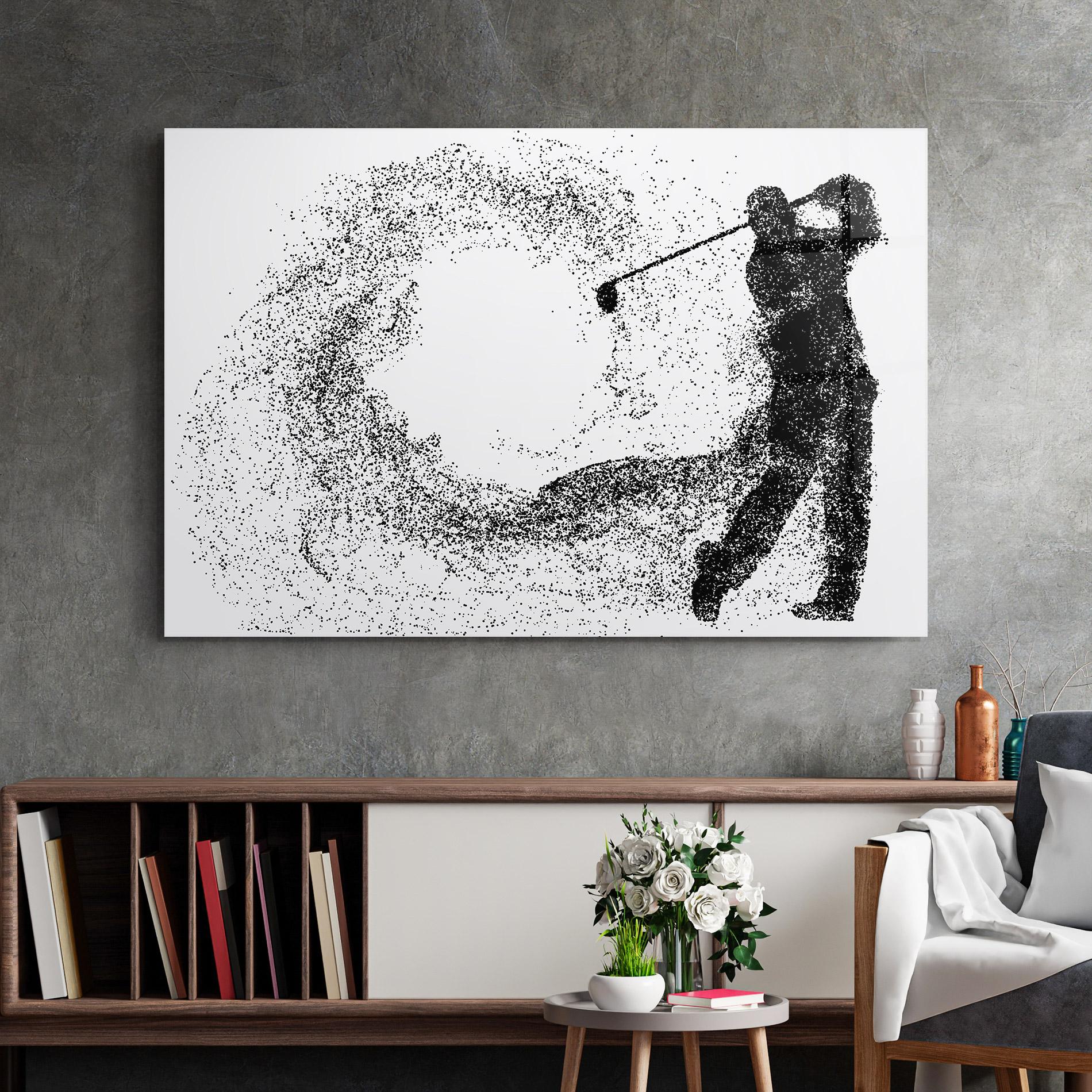 Üvegkép Golf Man mockup 2