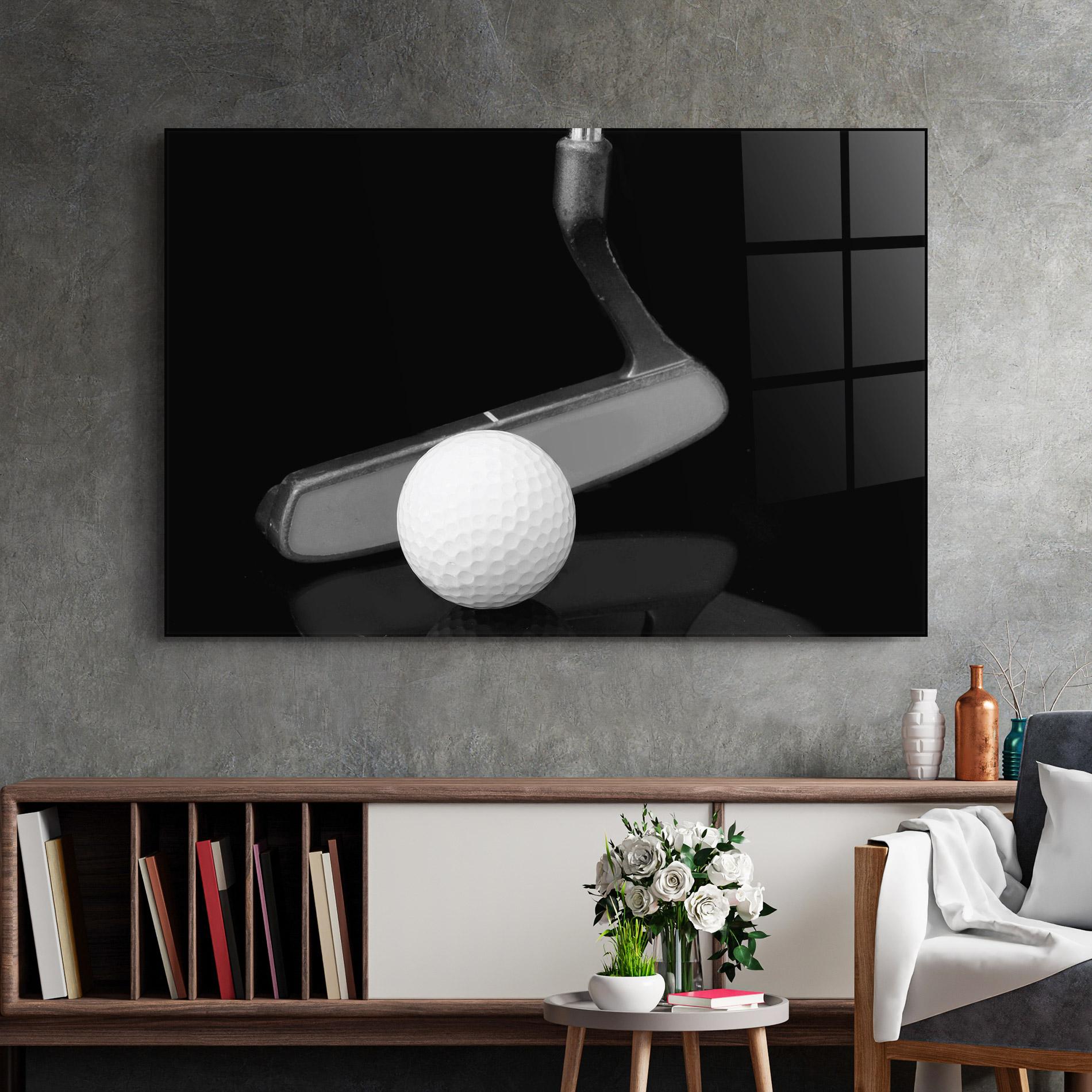 Üvegkép Golf Putter Head mockup 2