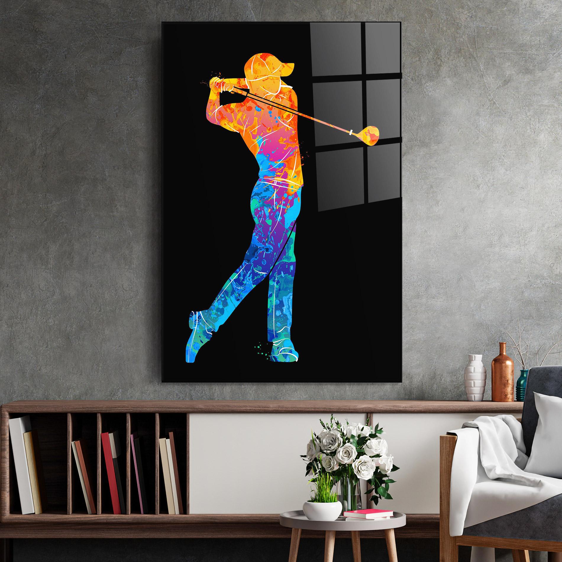 Üvegkép Color Mix Golf mockup 2