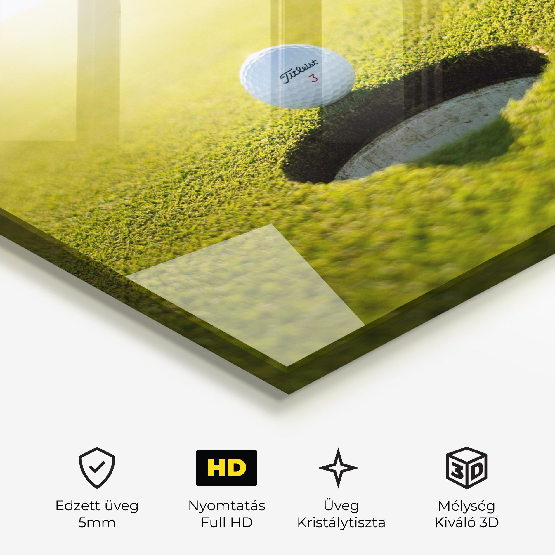 Golf Ball Close To Fall mockup 3