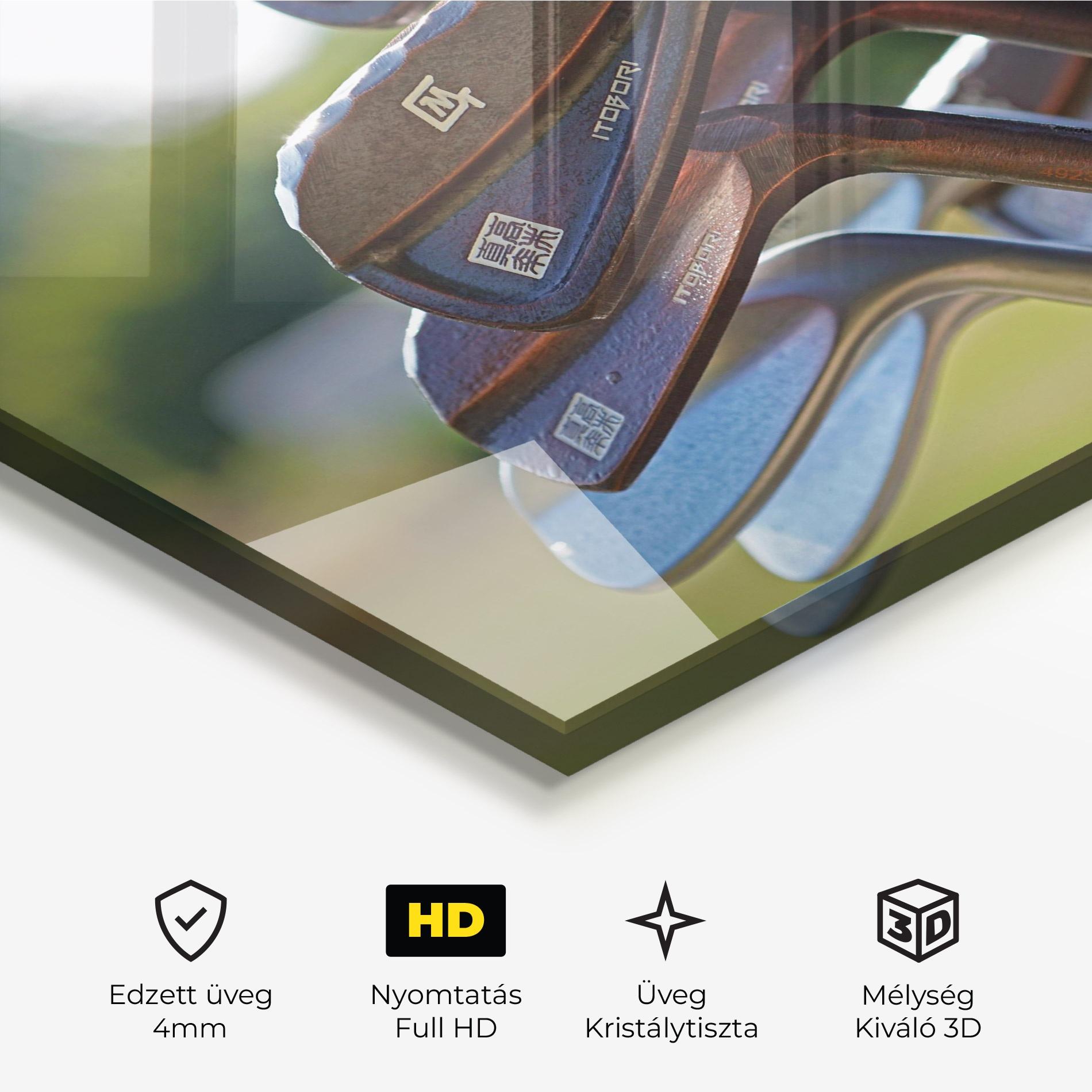 Üvegkép Brown Golf Club mockup 3