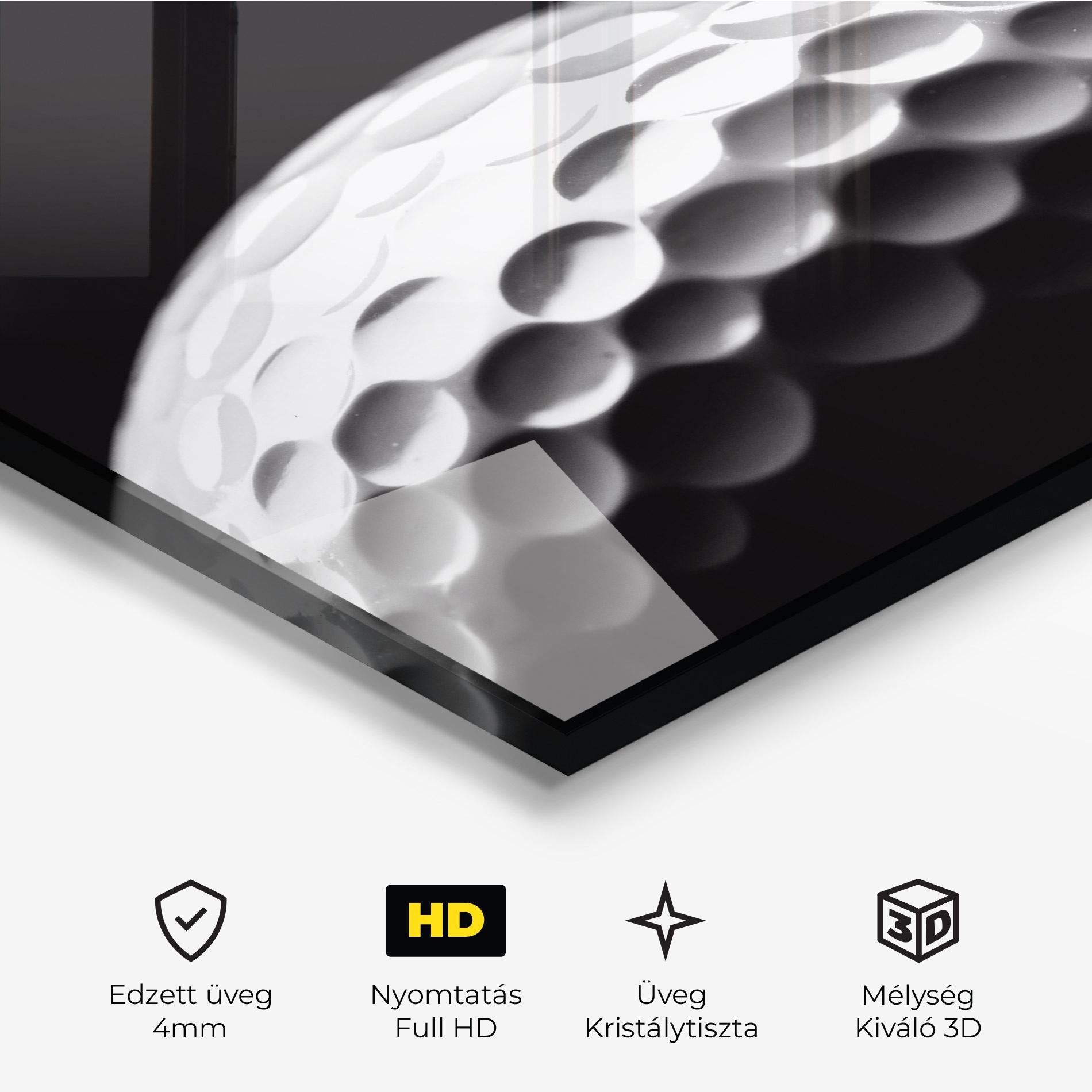 Üvegkép Golf Ball Close Up mockup 3