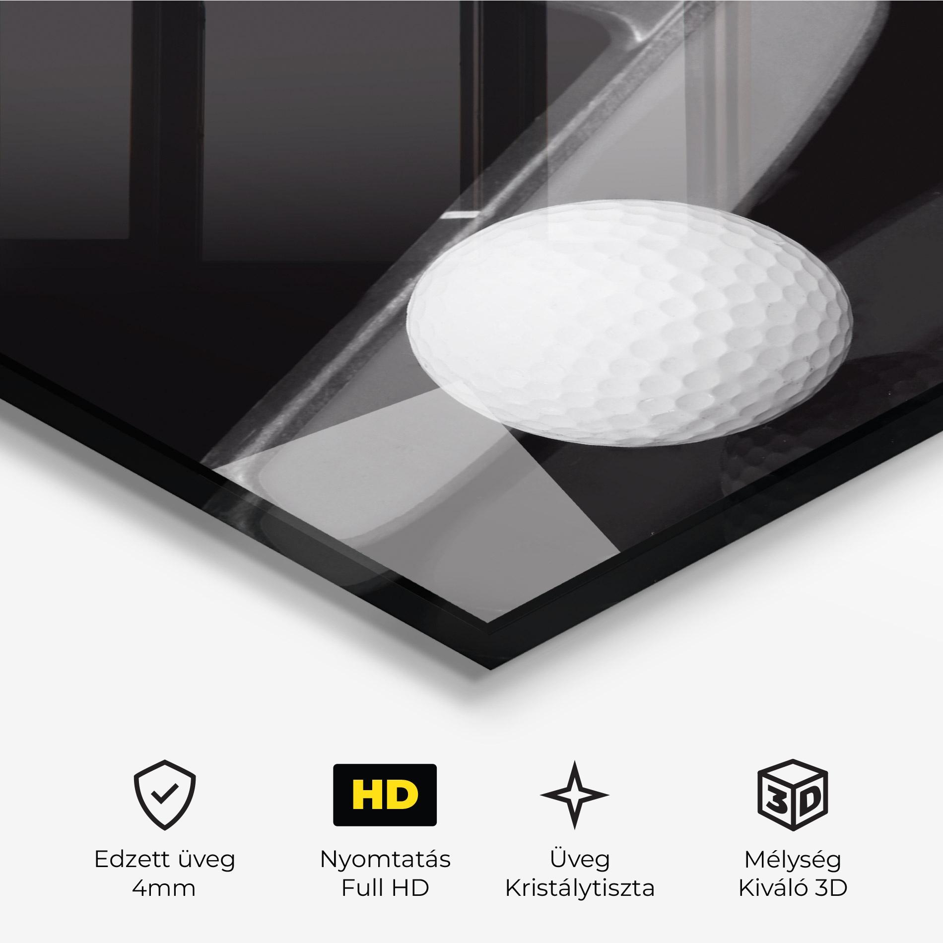 Üvegkép Golf Putter Head mockup 3