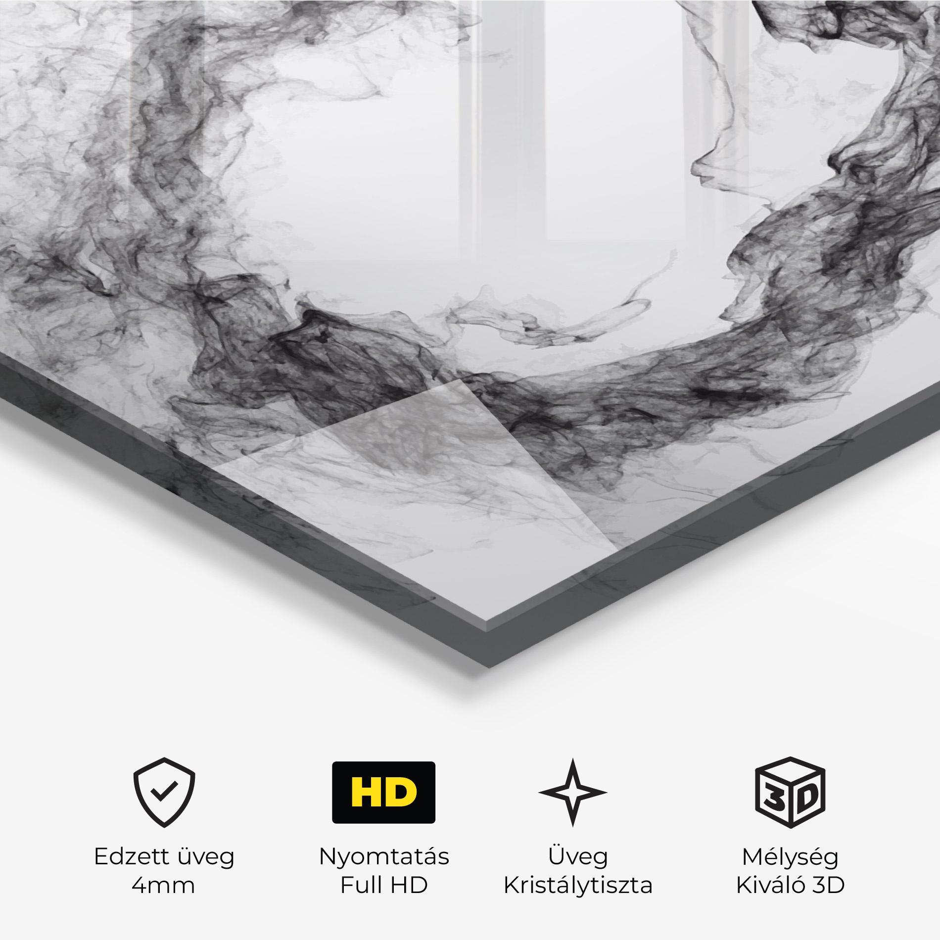 Üvegkép Golf Smoke mockup 3