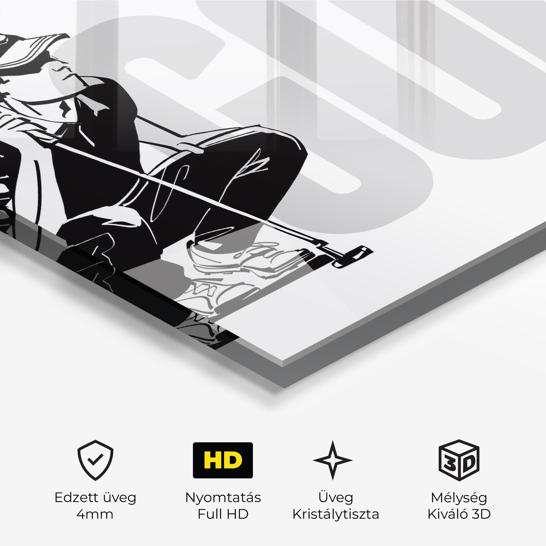 Üvegkép Golf mockup 3