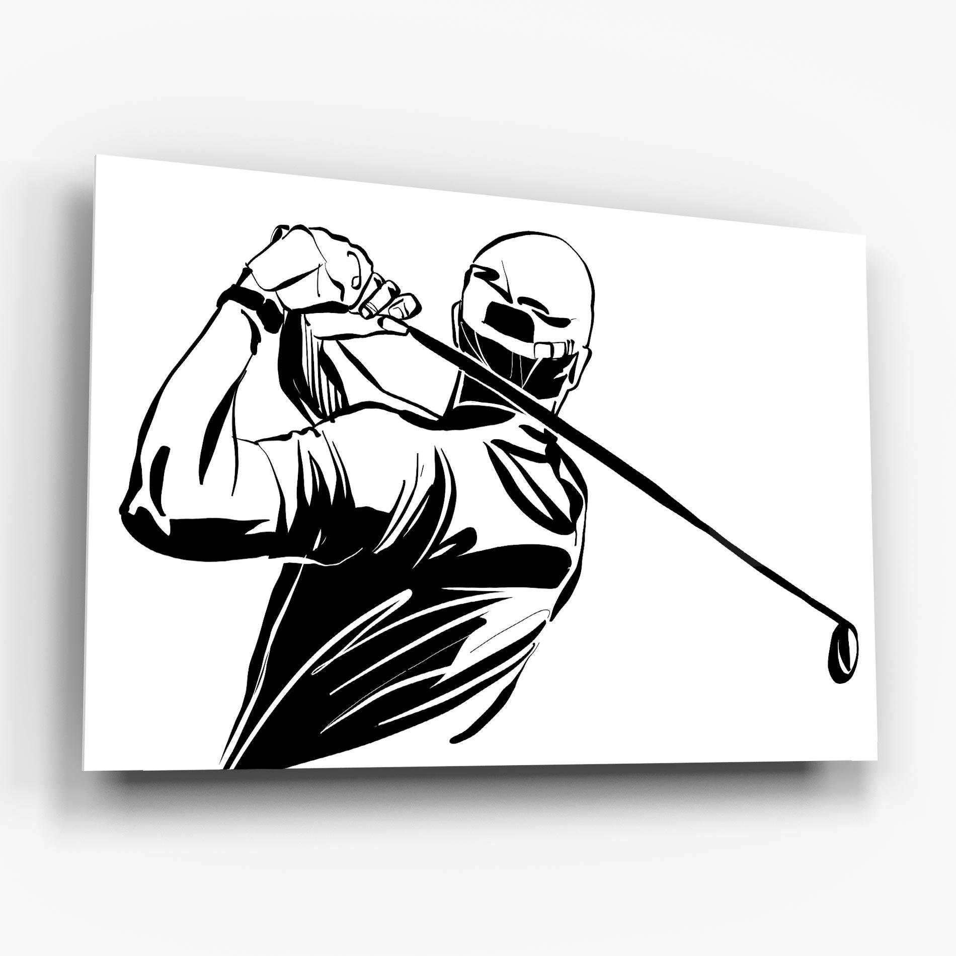 Üvegkép Golf Back mockup 6