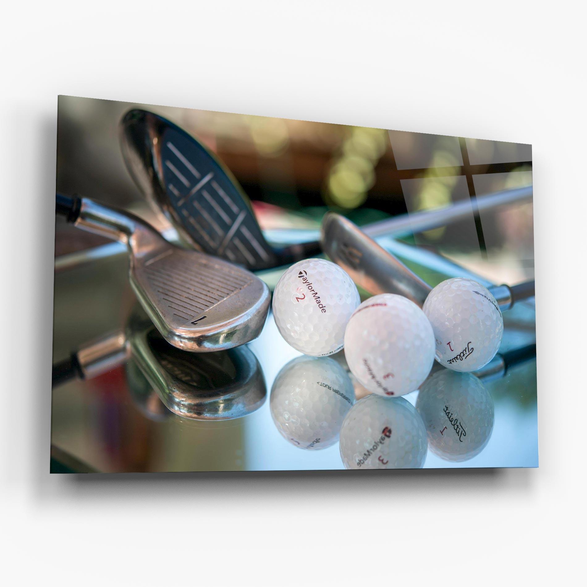 Üvegkép Golf Balls Set mockup 6