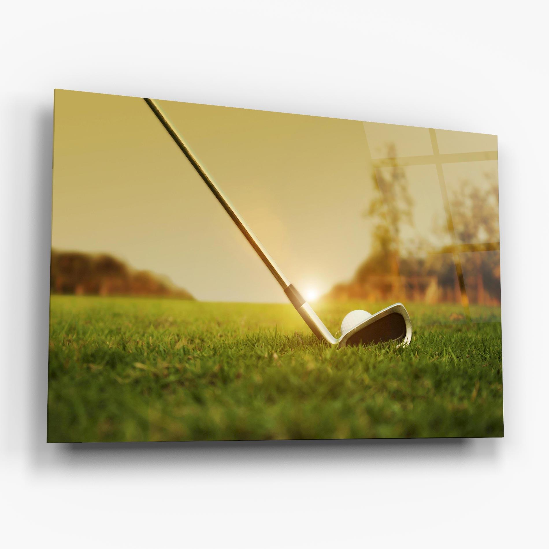 Üvegkép Golf Course mockup 6