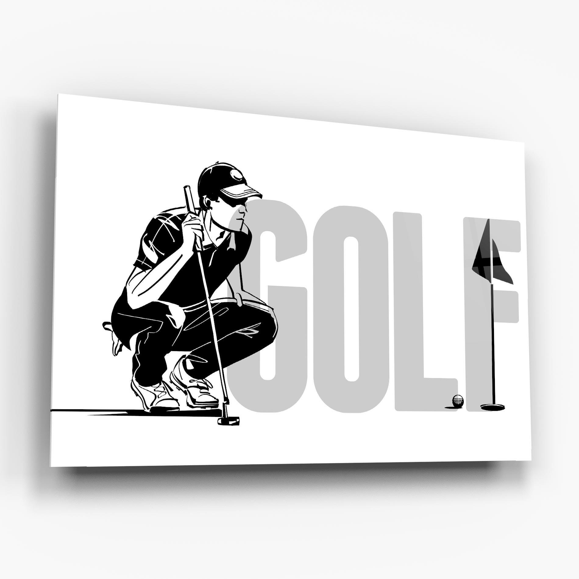 Üvegkép Golf mockup 6