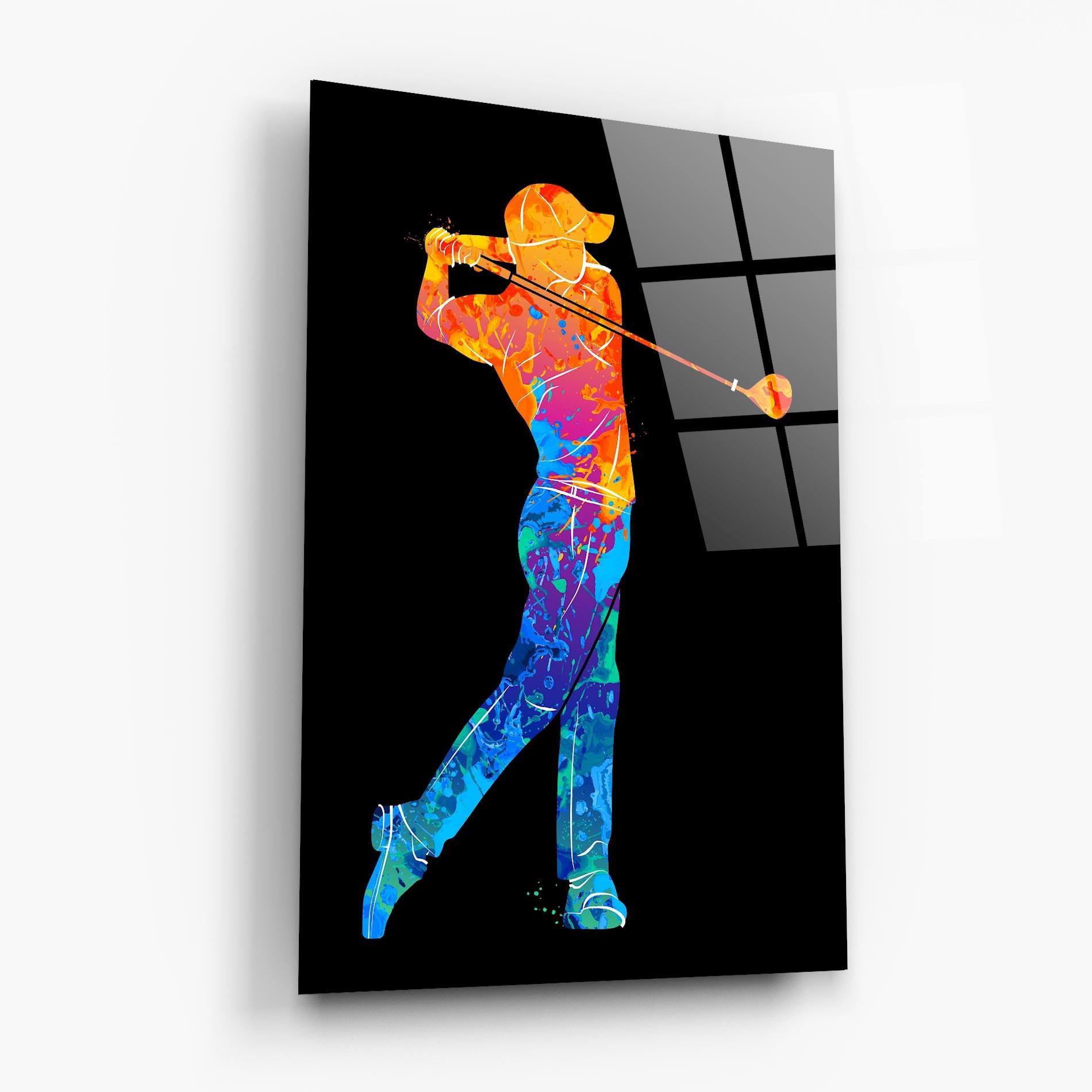 Üvegkép Color Mix Golf mockup 6