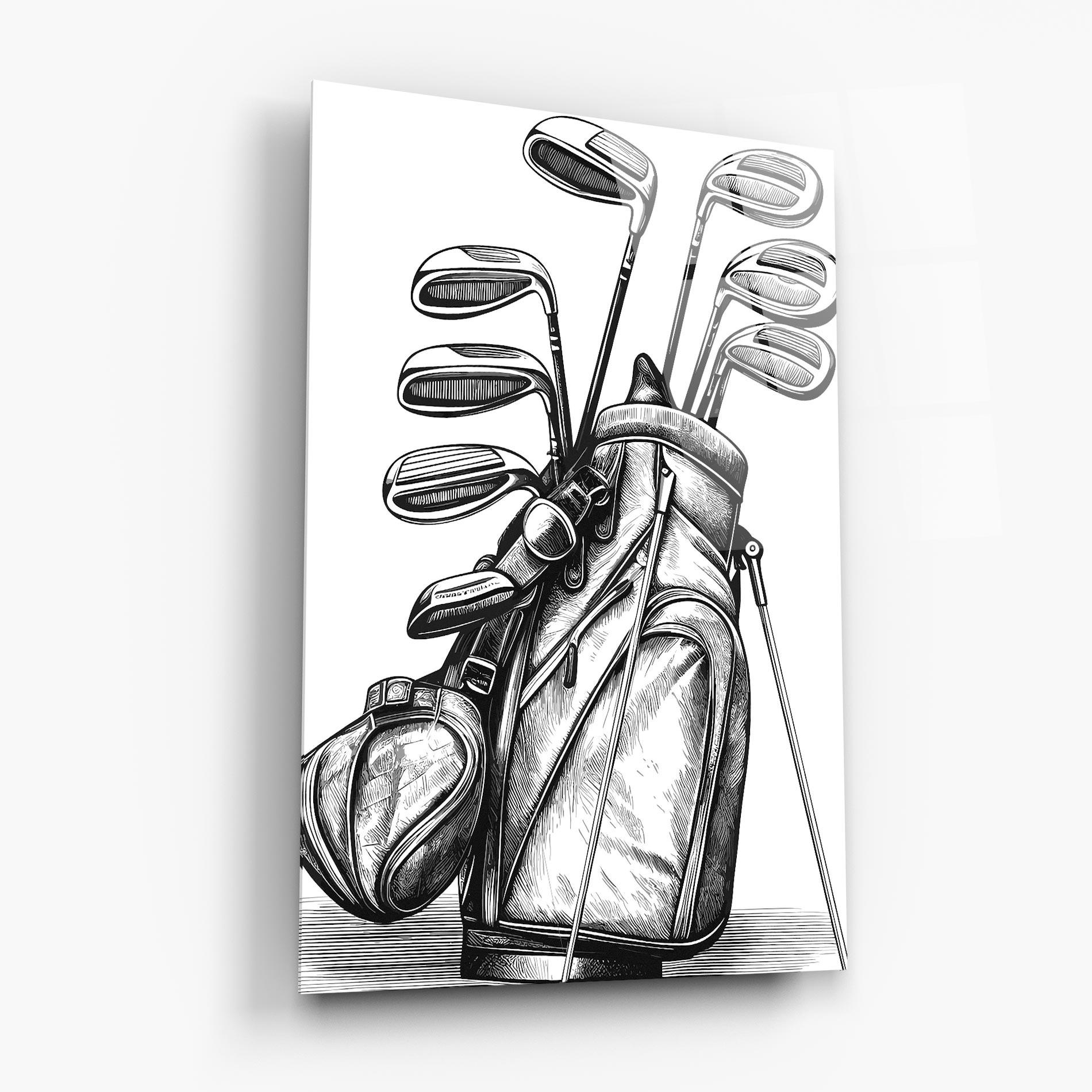 Üvegkép Golf Club mockup 6