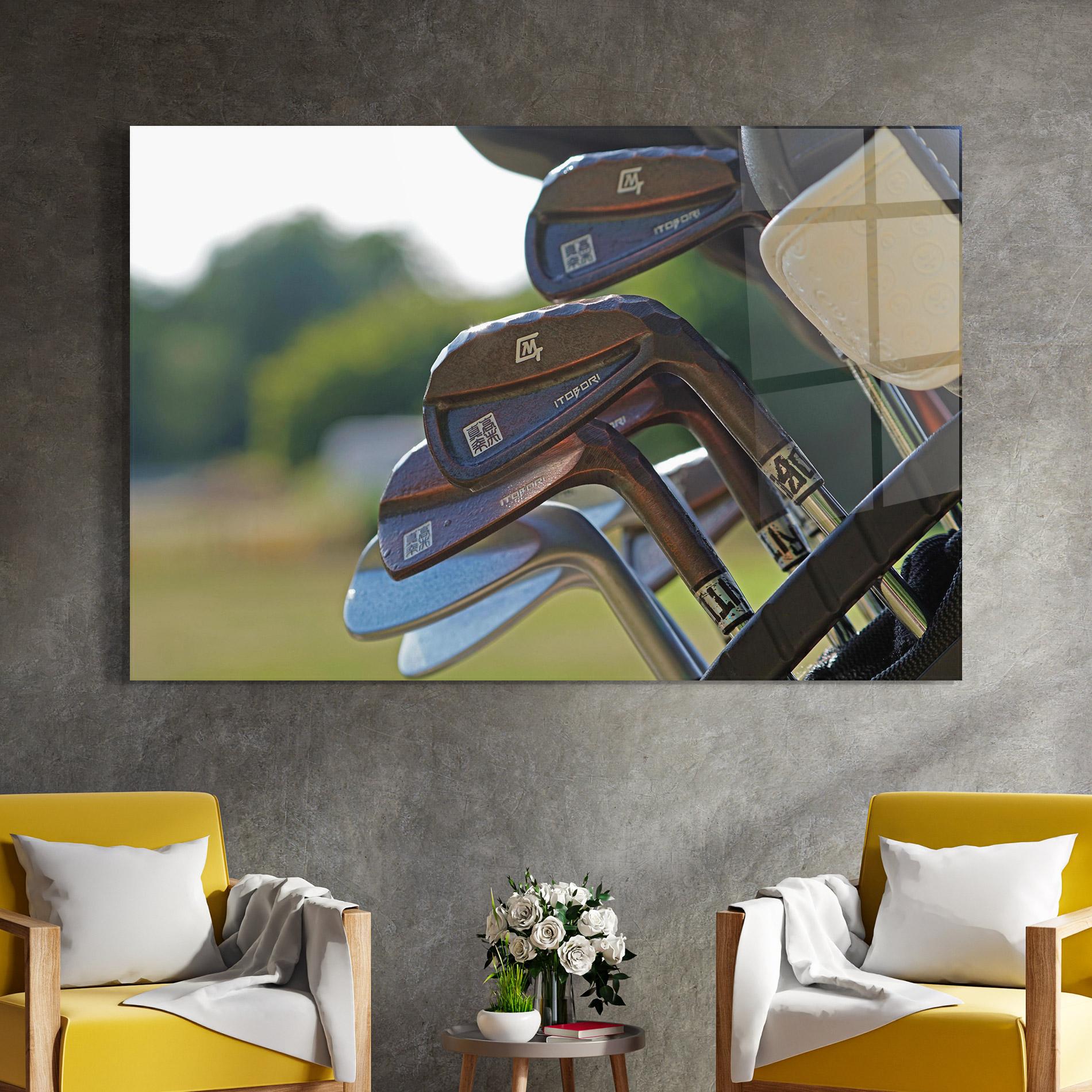 Üvegkép Brown Golf Club mockup 4