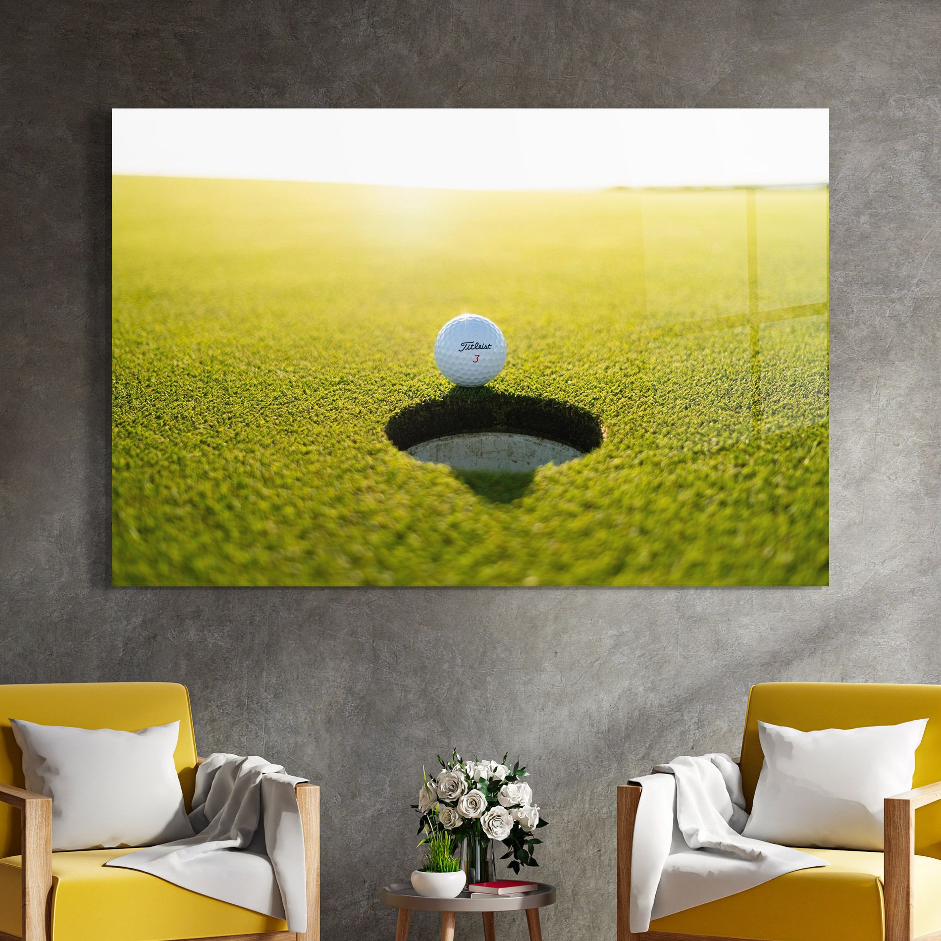 Golf Ball Close To Fall mockup 4