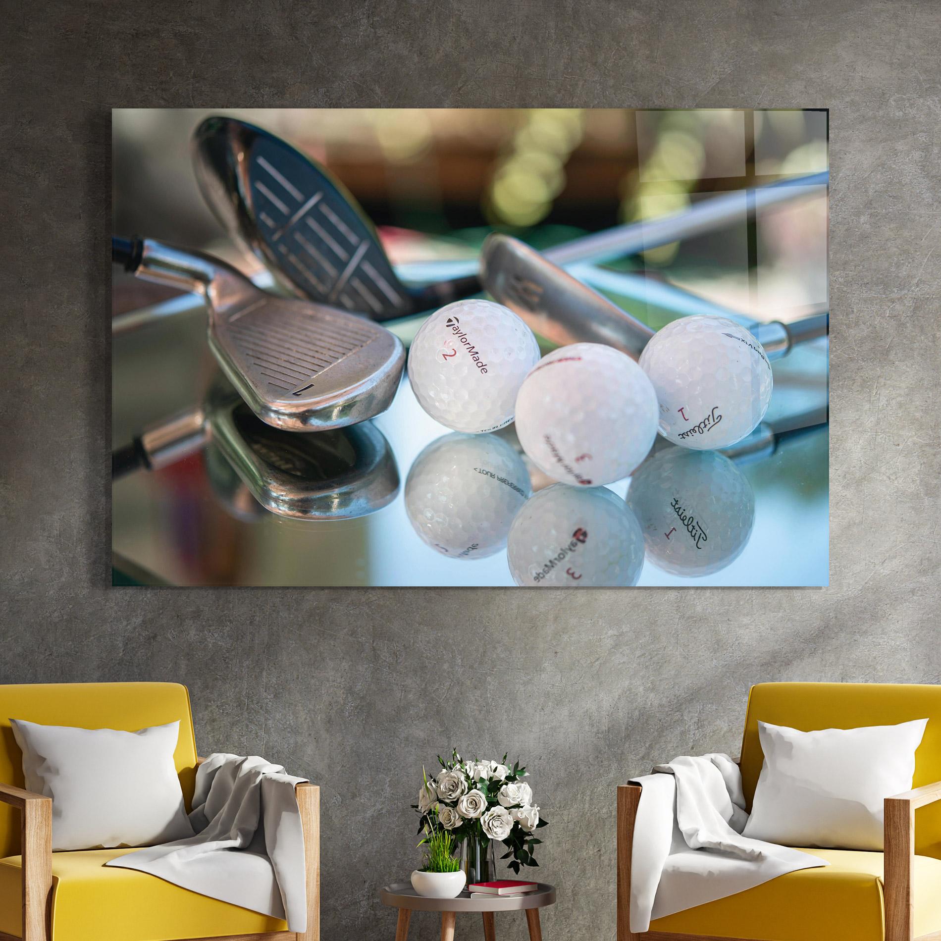 Üvegkép Golf Balls Set mockup 4