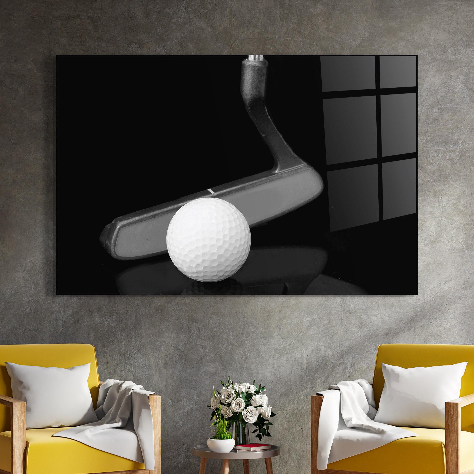 Üvegkép Golf Putter Head mockup 4