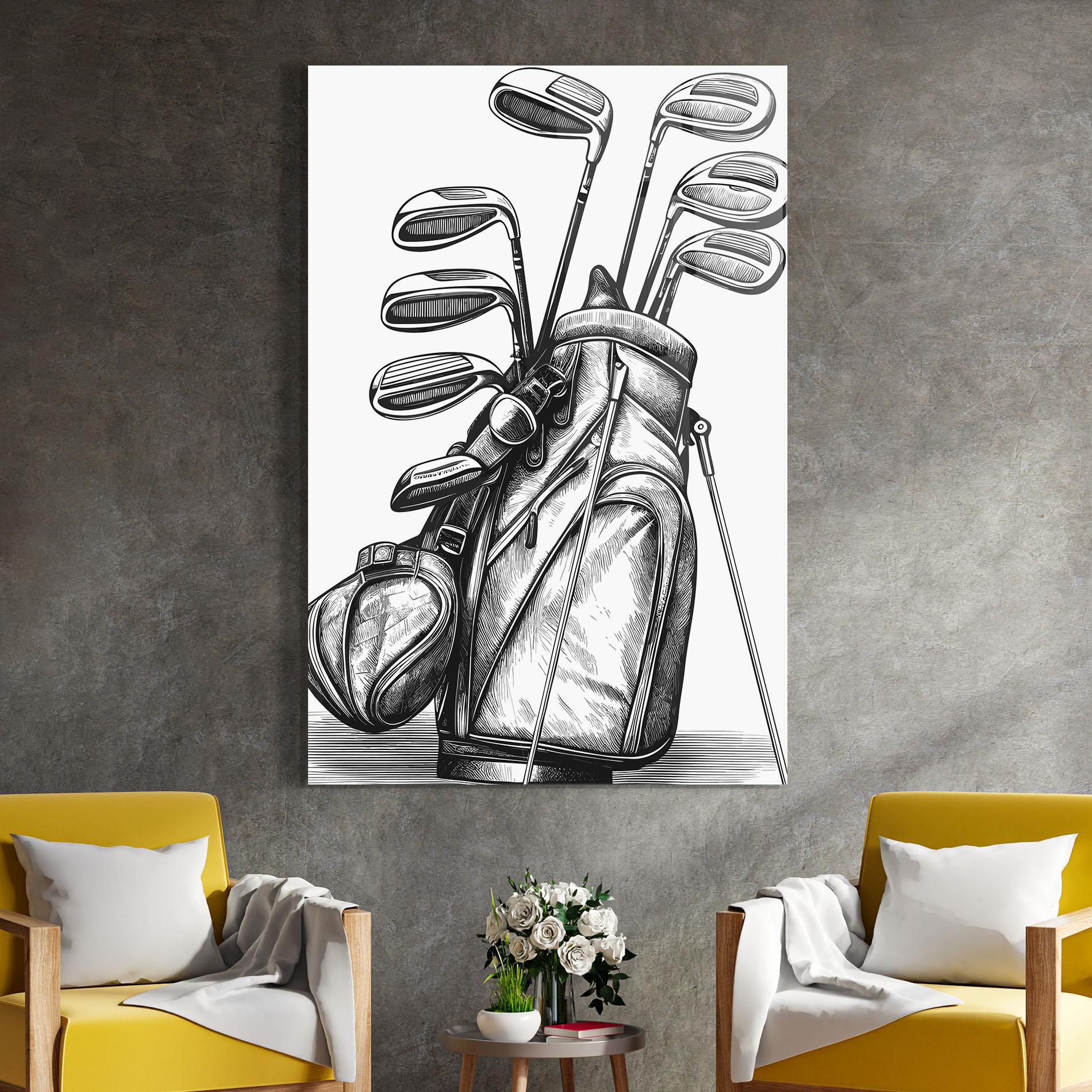 Üvegkép Golf Club mockup 4