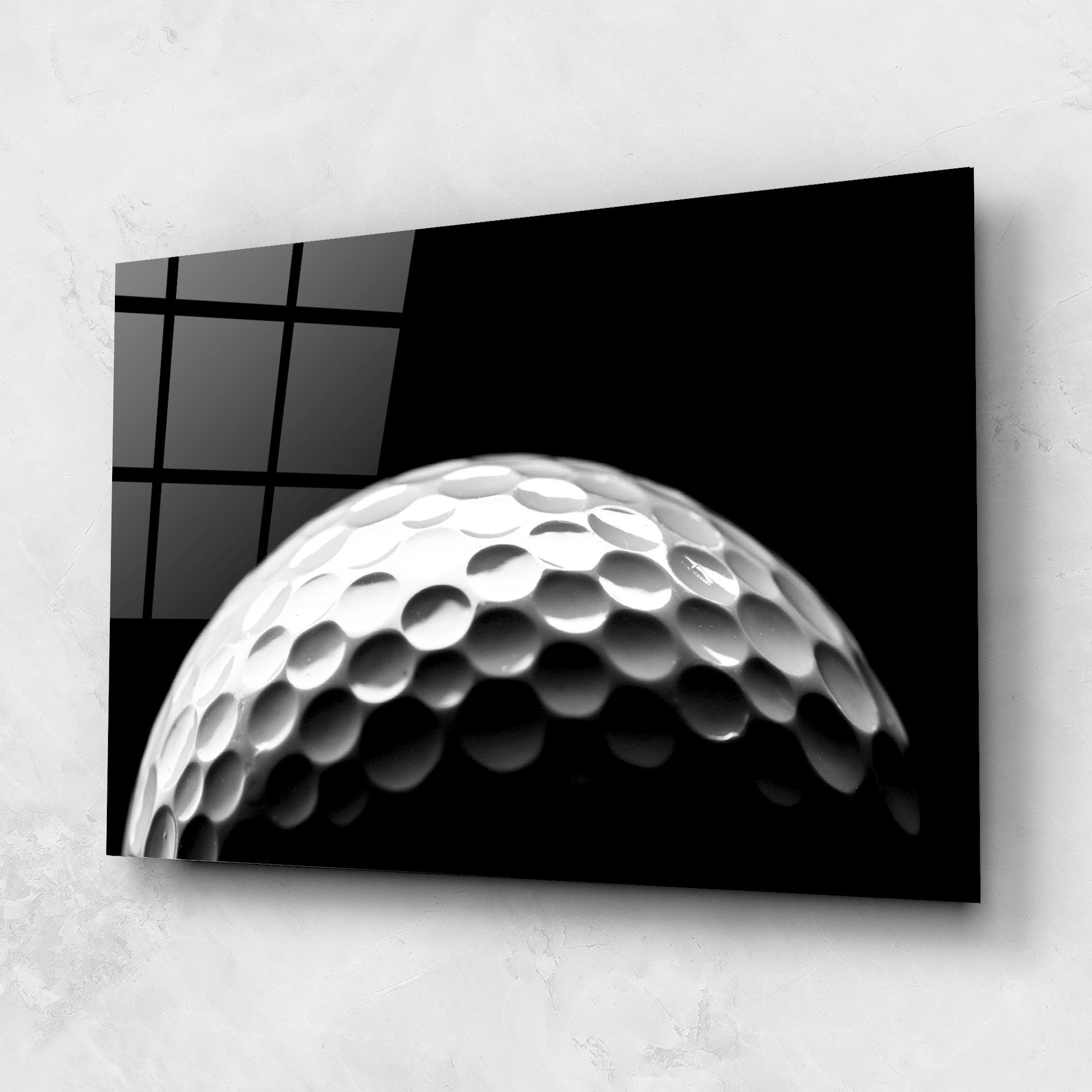 Üvegkép Golf Ball Close Up mockup 1