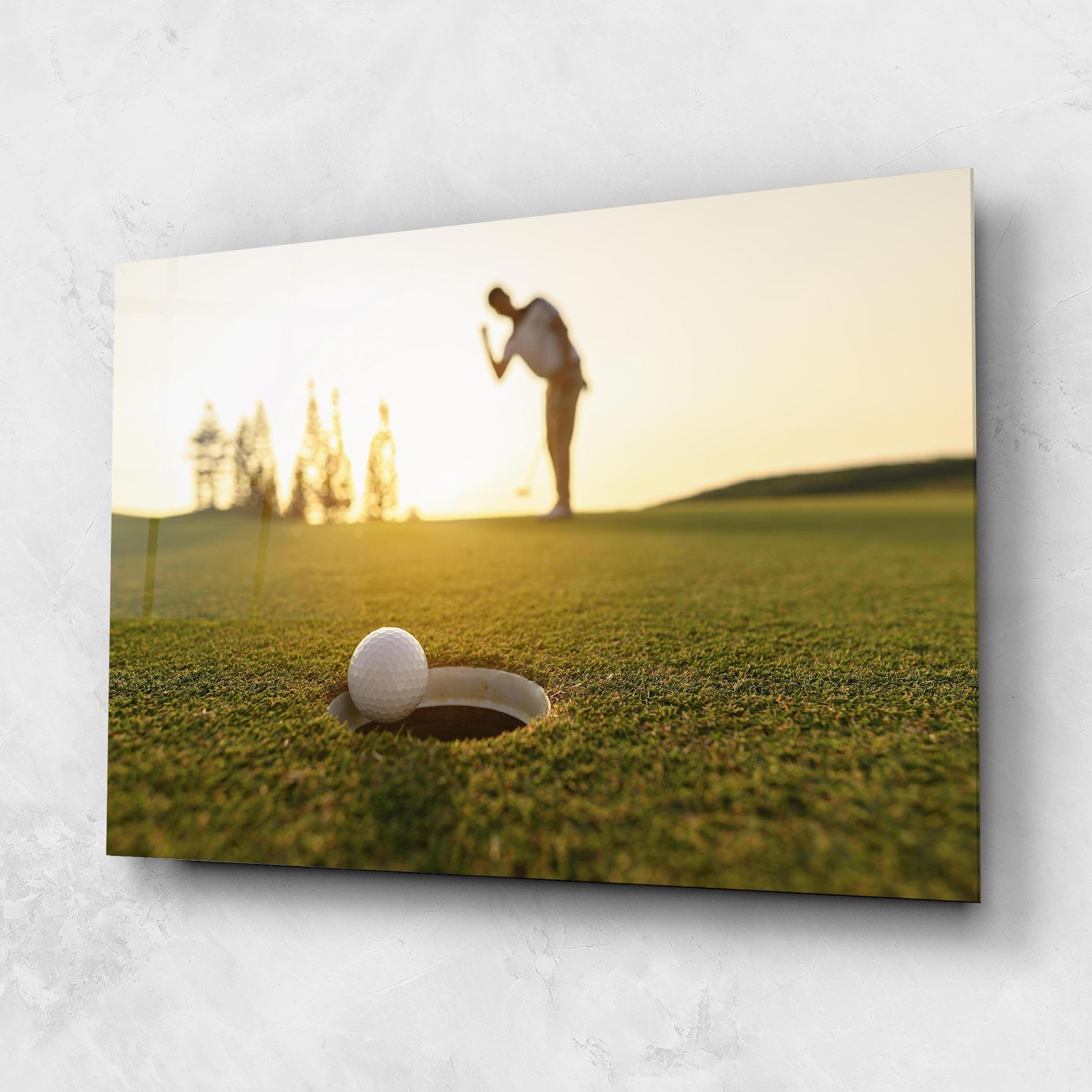 Üvegkép Golfer Concept mockup 1