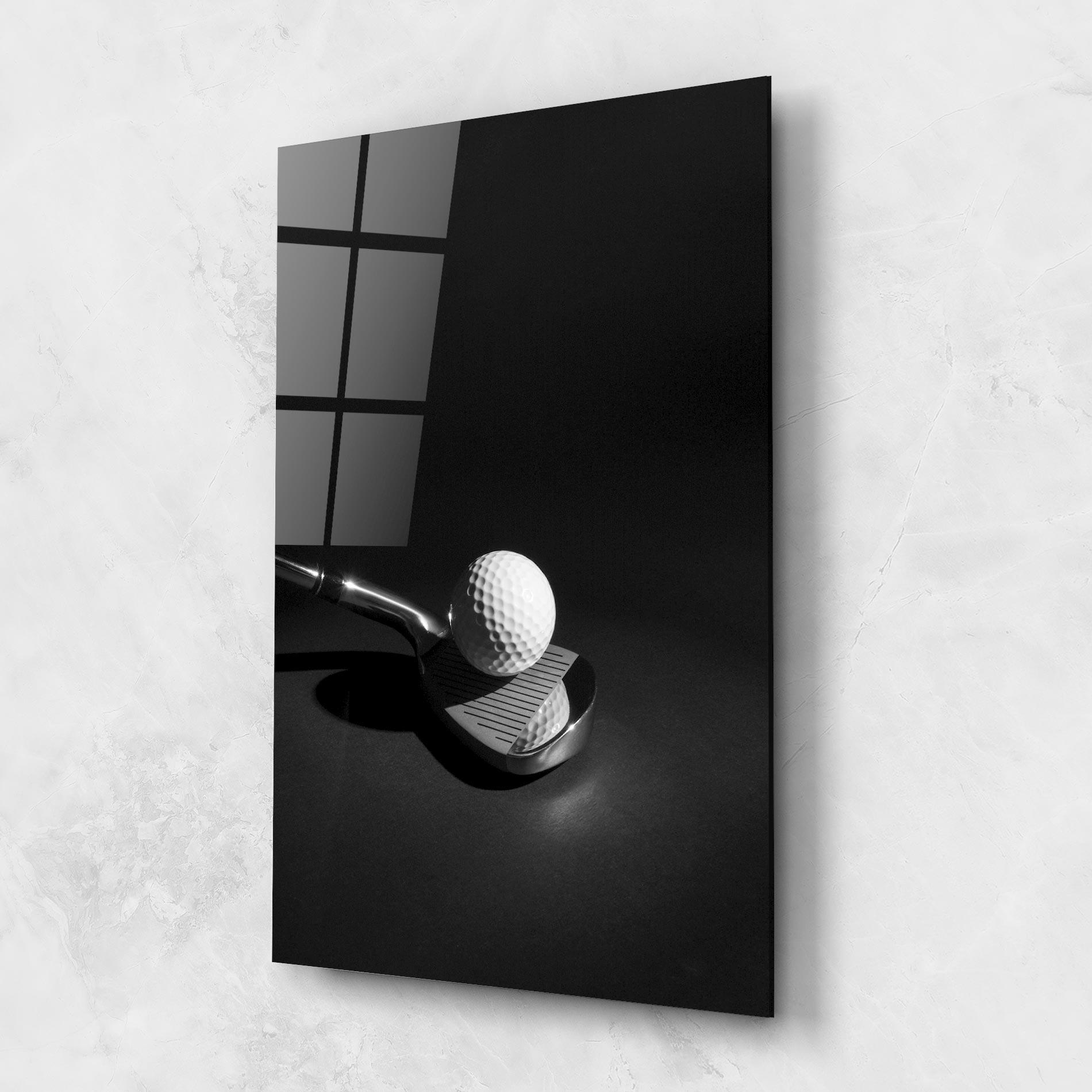 Üvegkép Golf Equipment mockup 1