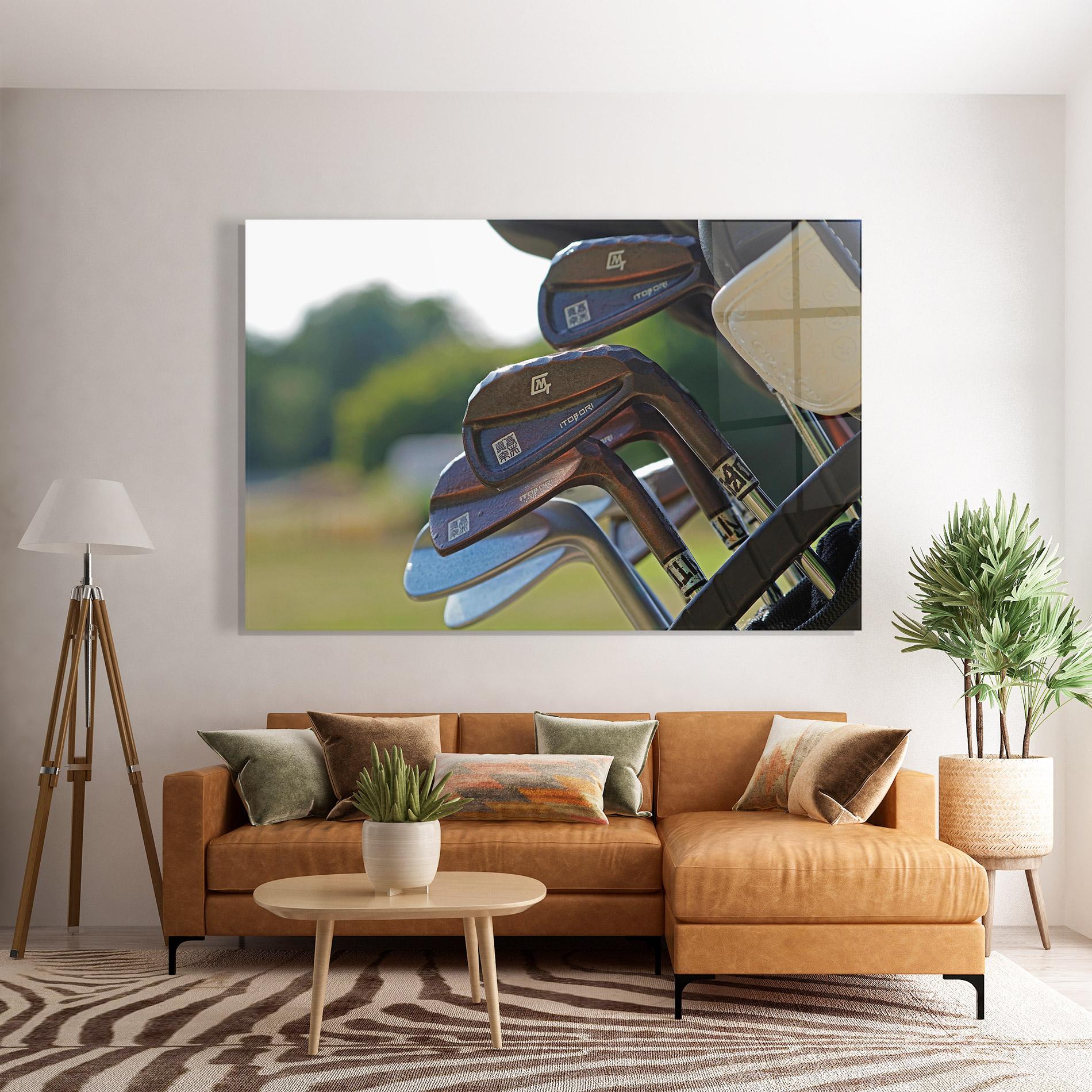 Üvegkép Brown Golf Club mockup 7