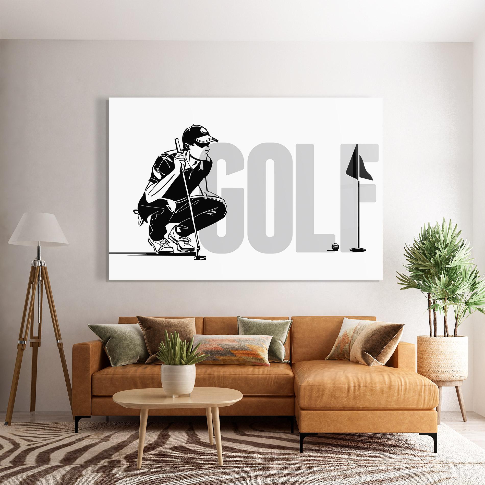 Üvegkép Golf mockup 7