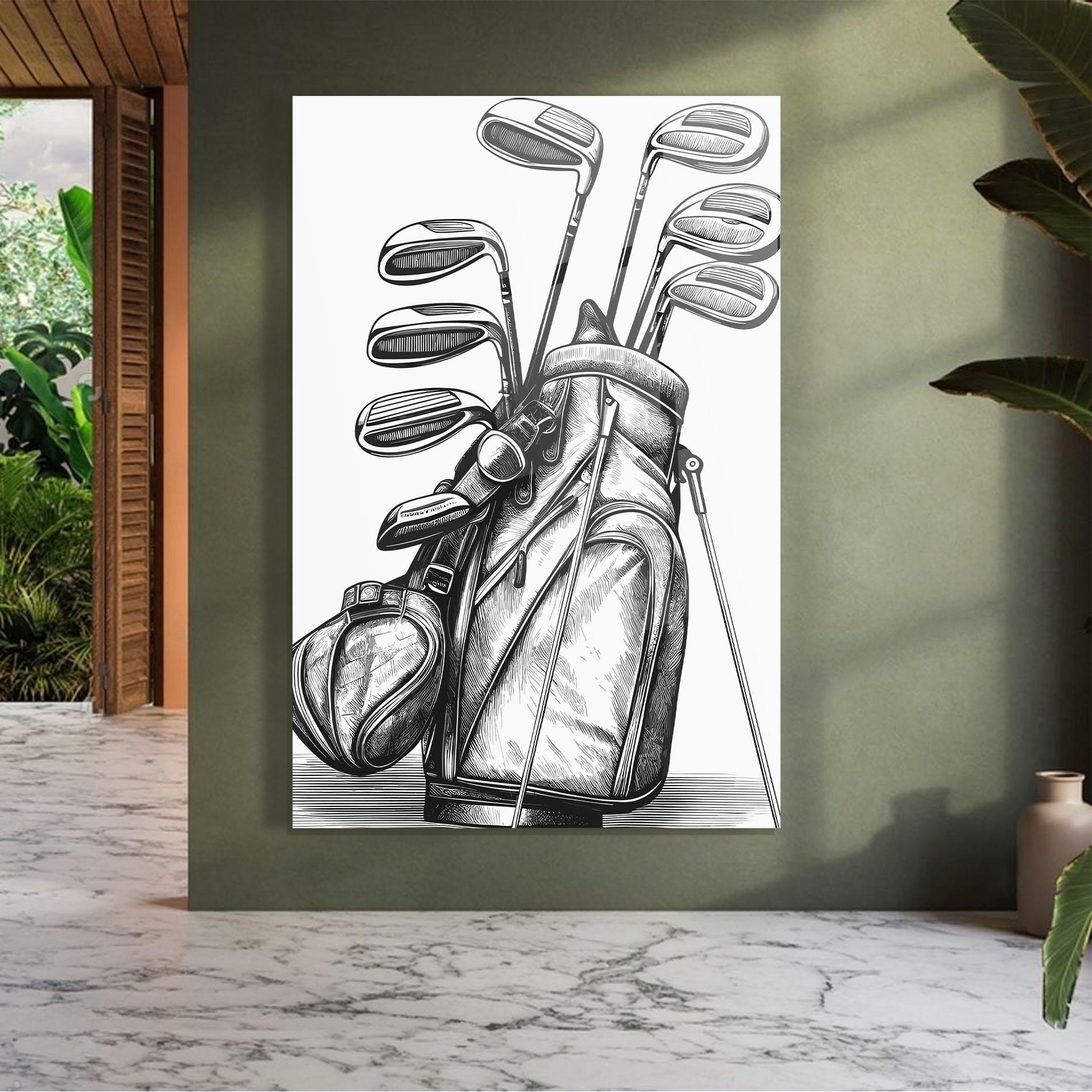 Üvegkép Golf Club mockup 7