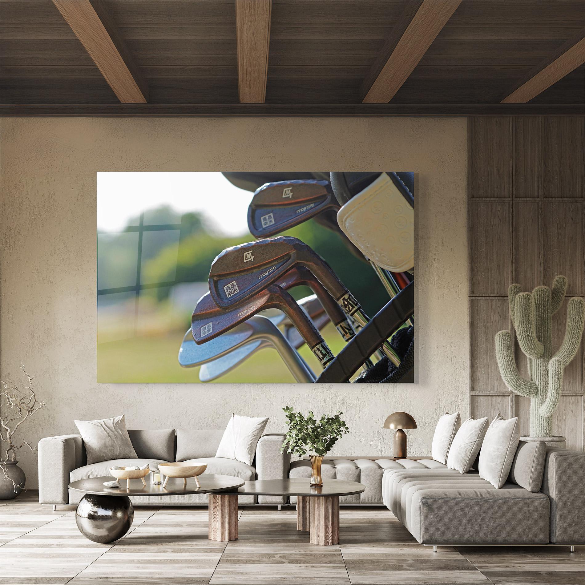 Üvegkép Brown Golf Club mockup 8