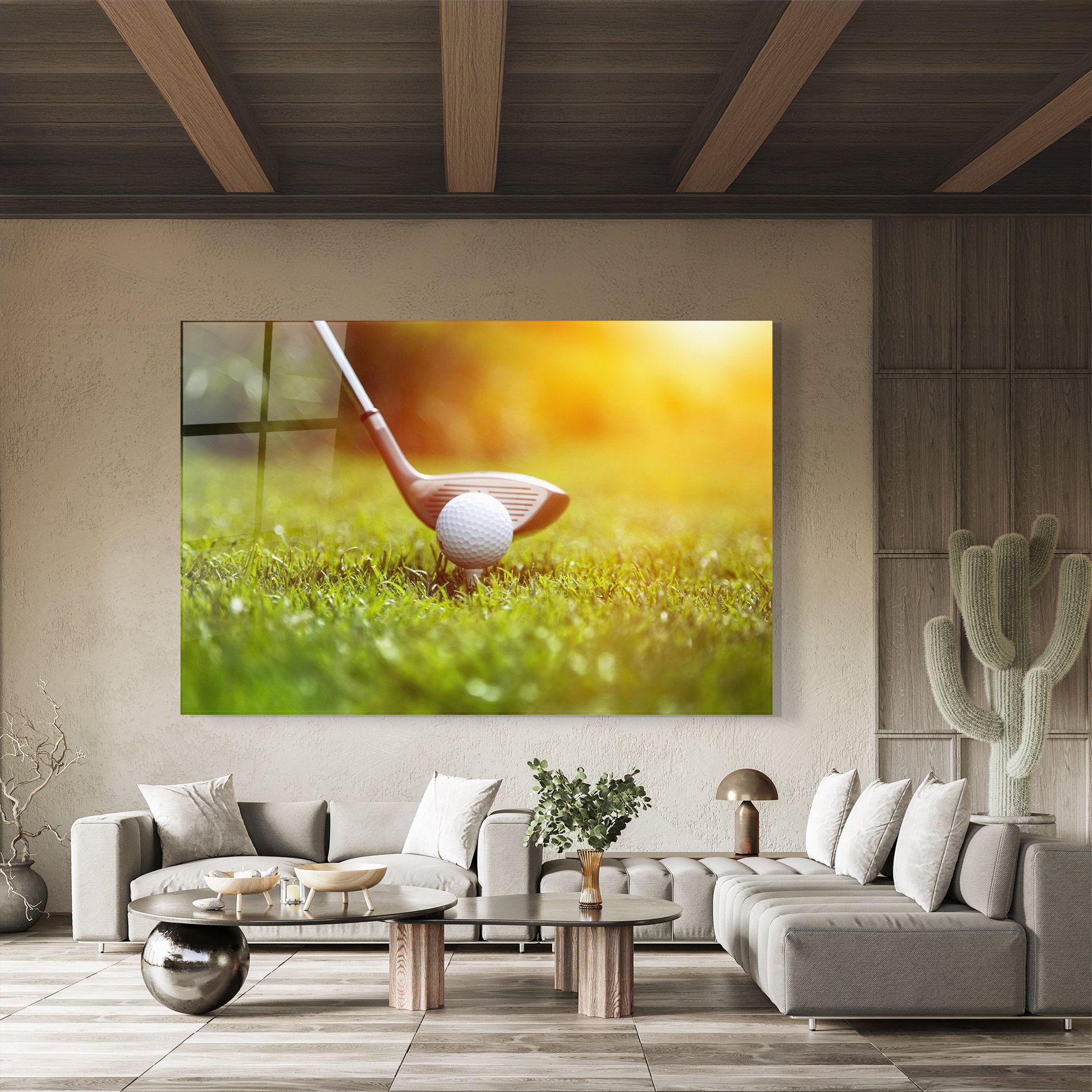 Close Up Golf Ball mockup 8