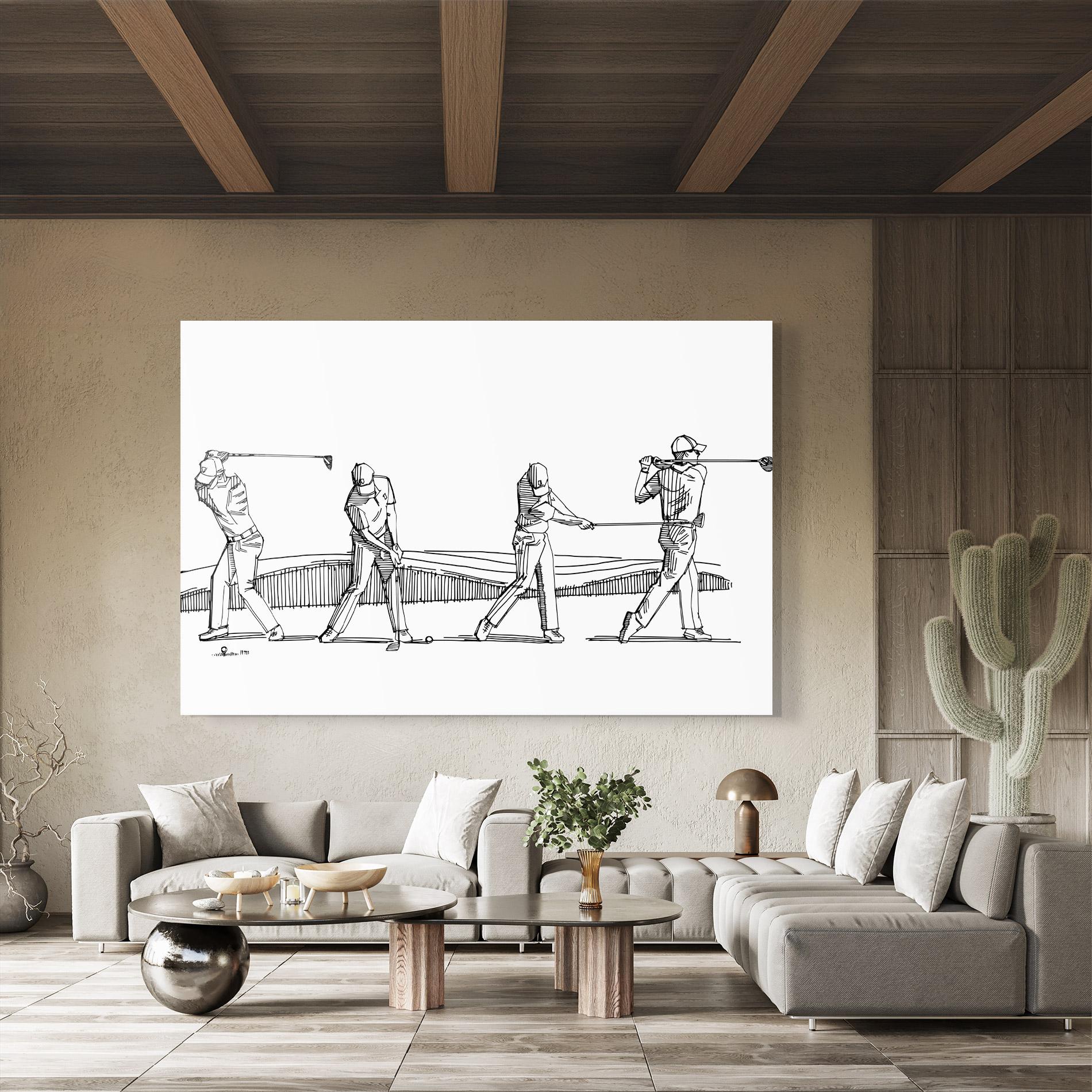 Üvegkép Four Golf mockup 8