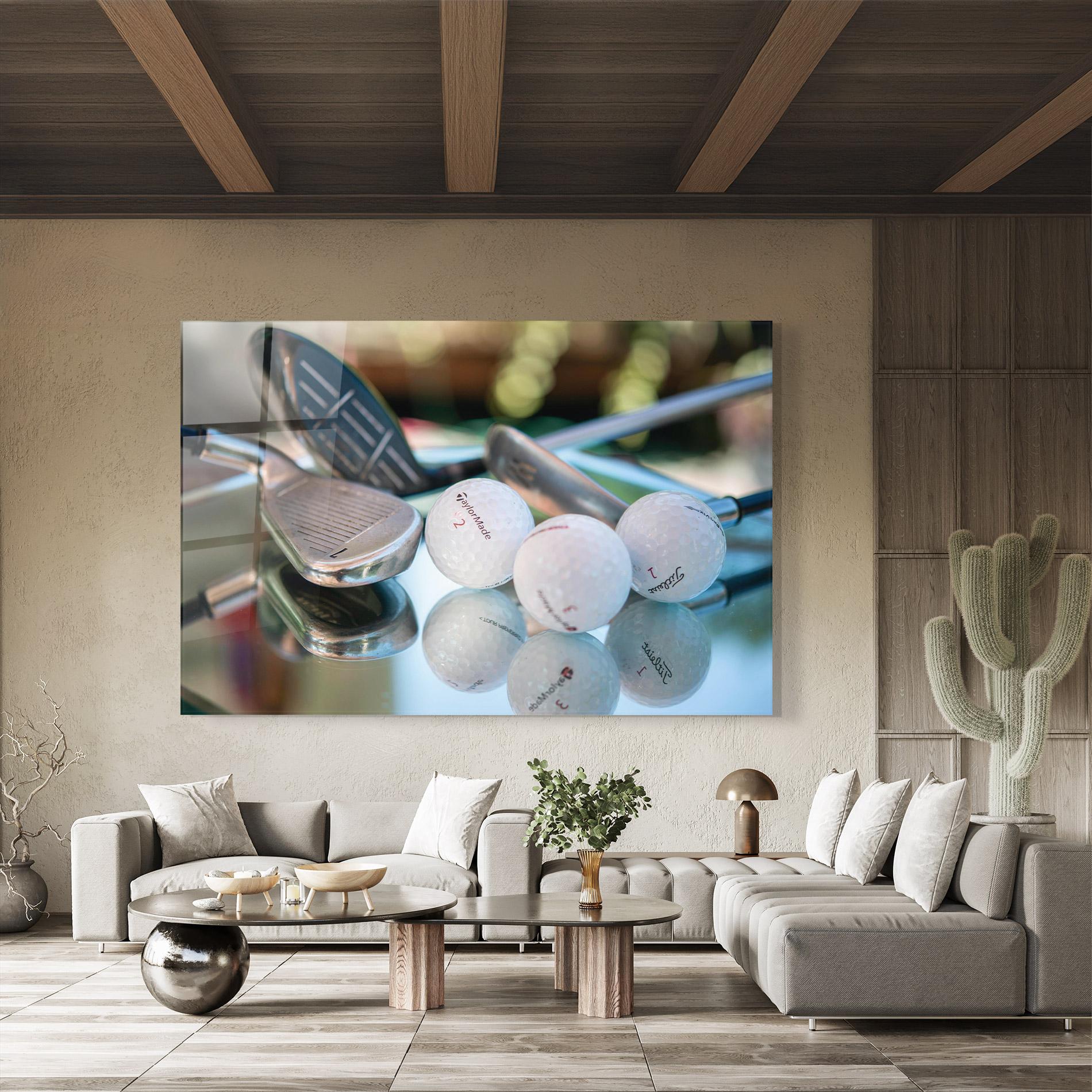 Üvegkép Golf Balls Set mockup 8