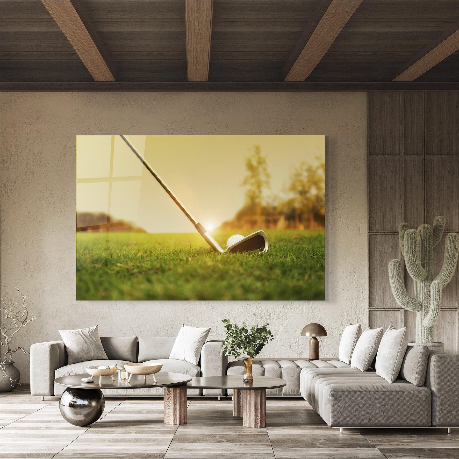 Üvegkép Golf Course mockup 8