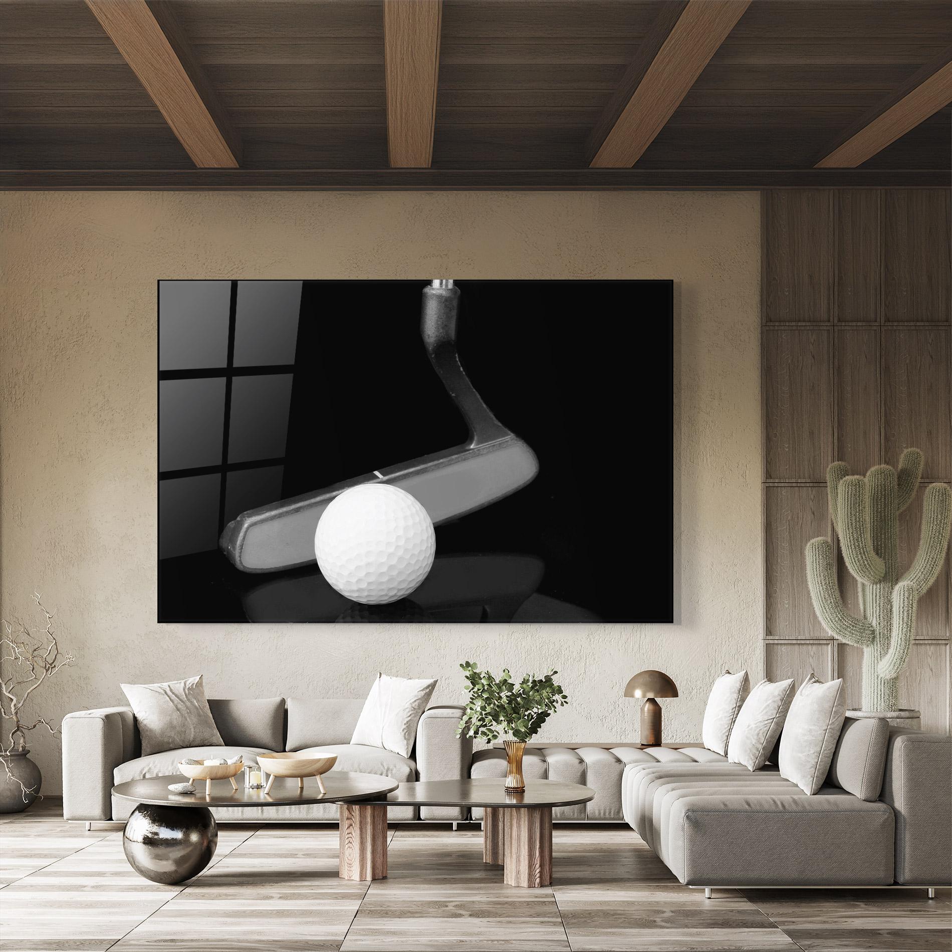 Üvegkép Golf Putter Head mockup 8