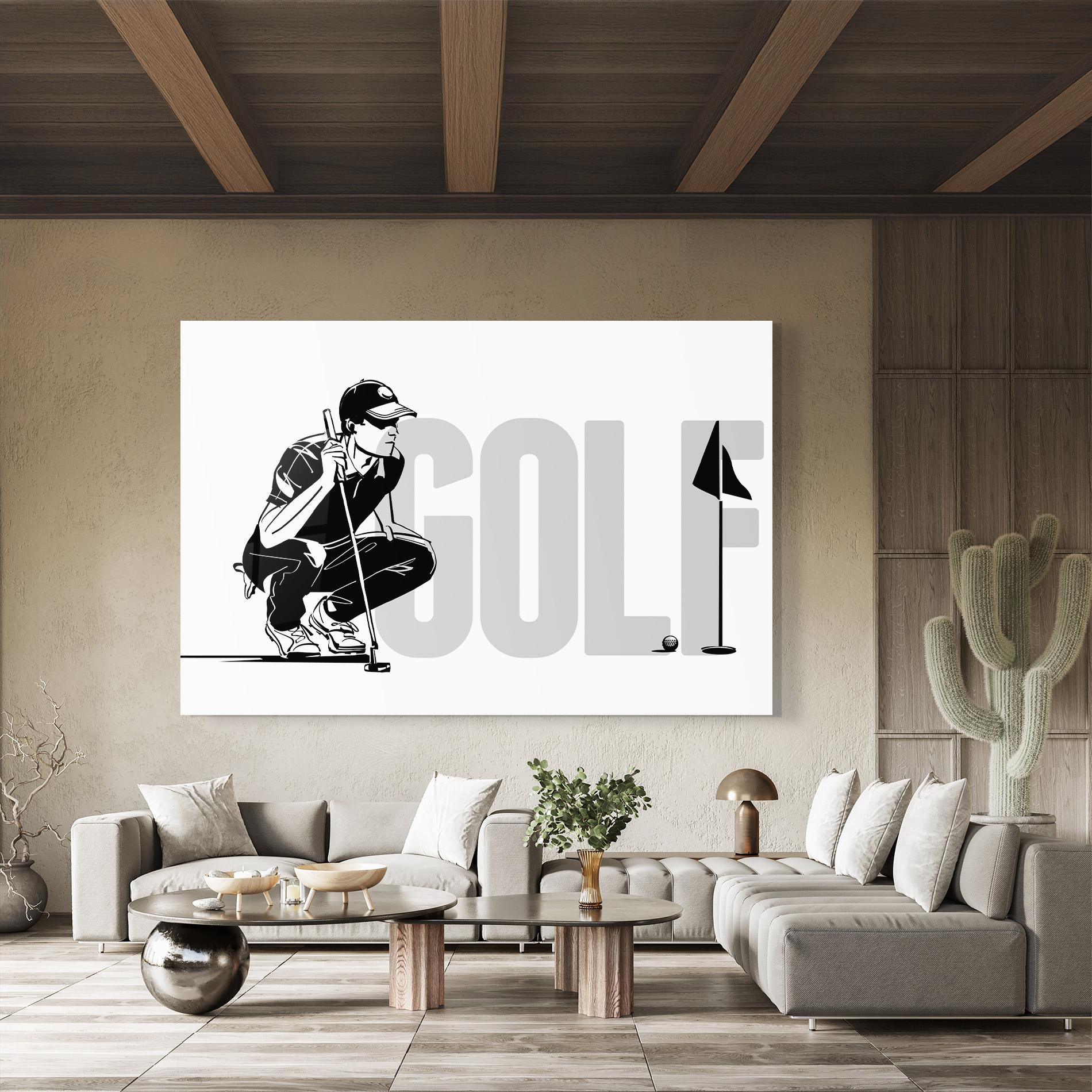 Üvegkép Golf mockup 8