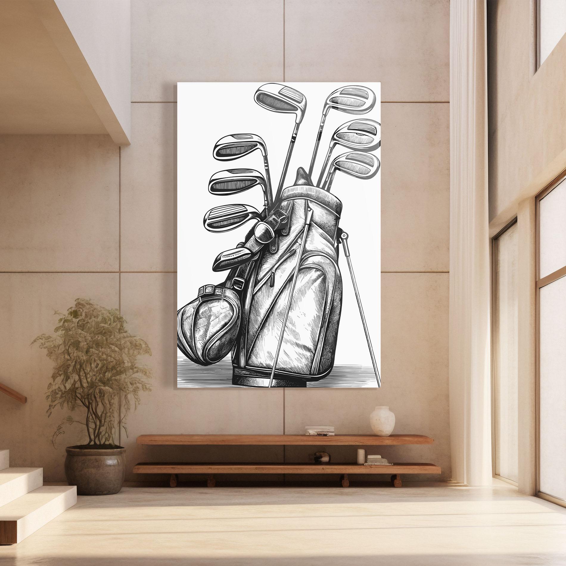 Üvegkép Golf Club mockup 8