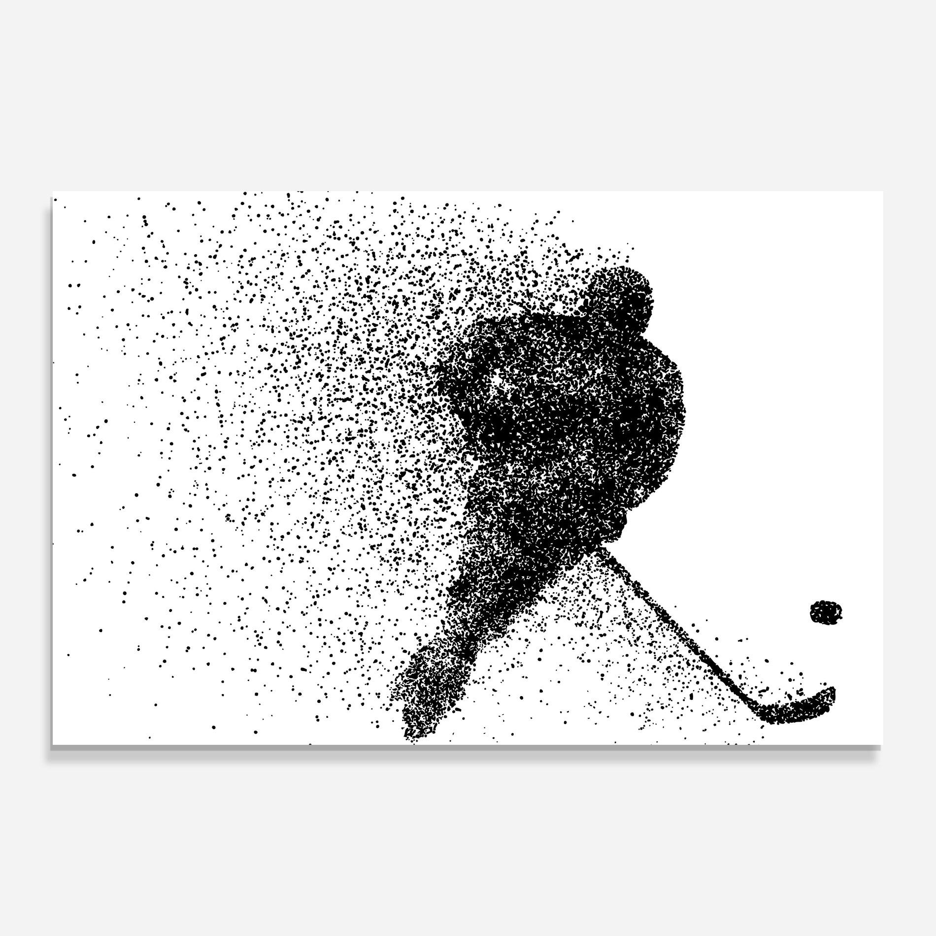 Üvegkép Hockey Art mockup 0