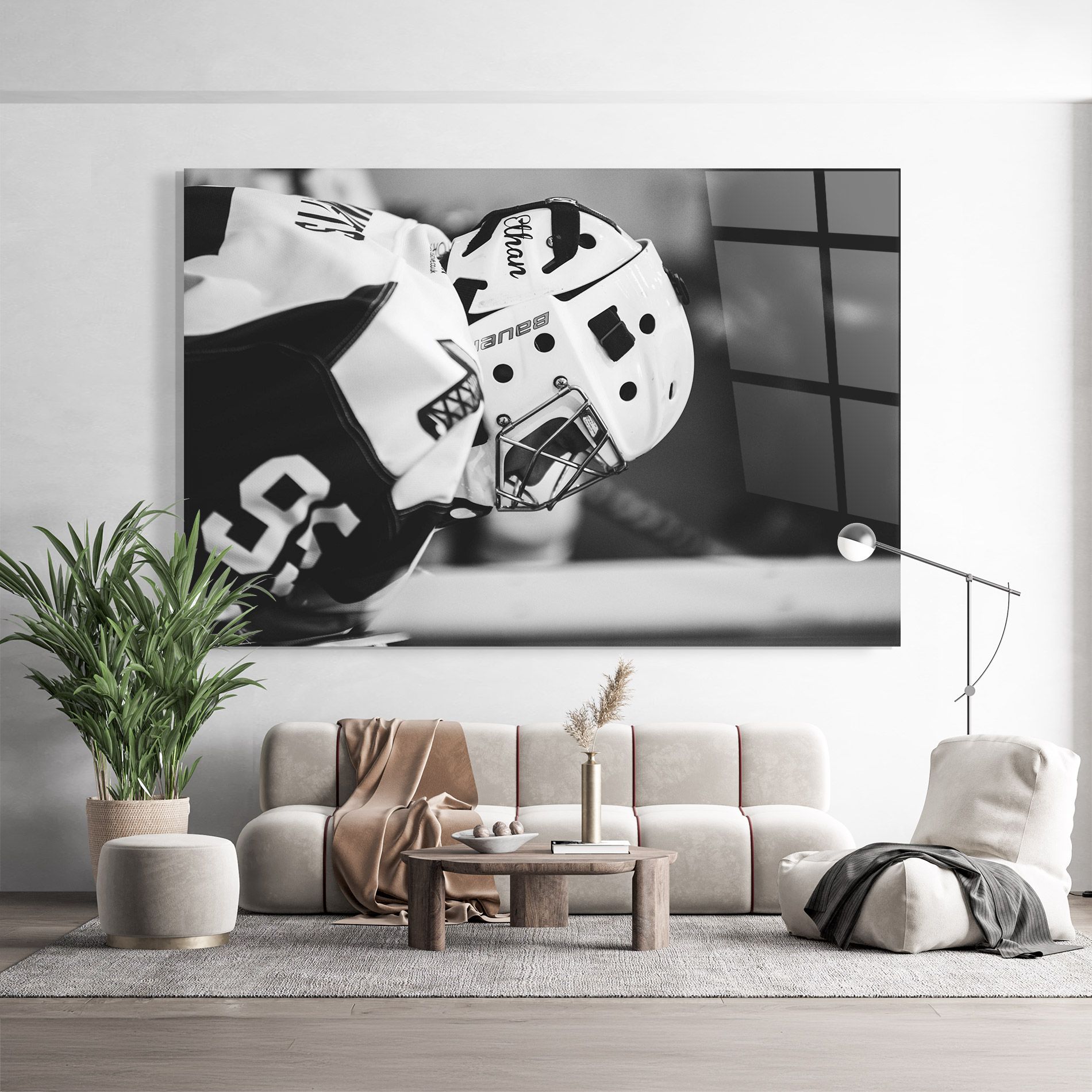 Black White Hockey mockup 9