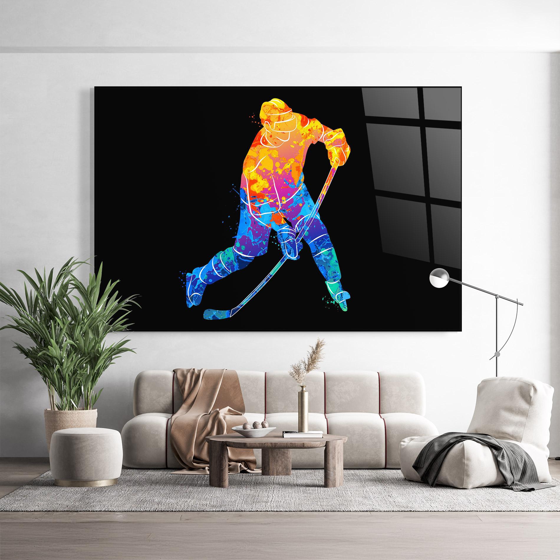 Üvegkép Color Mix Hockey mockup 9