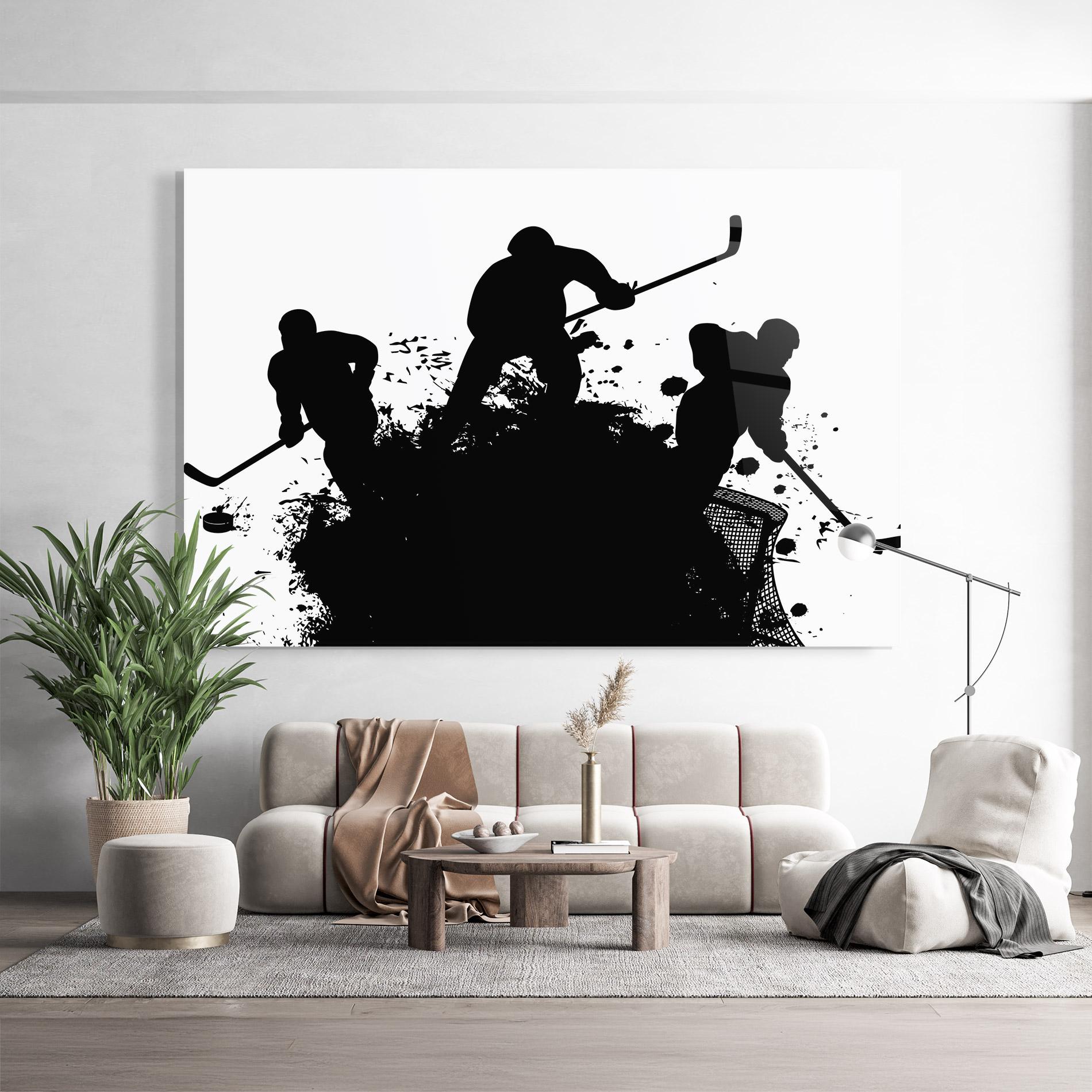 Üvegkép Hockey Tree mockup 9
