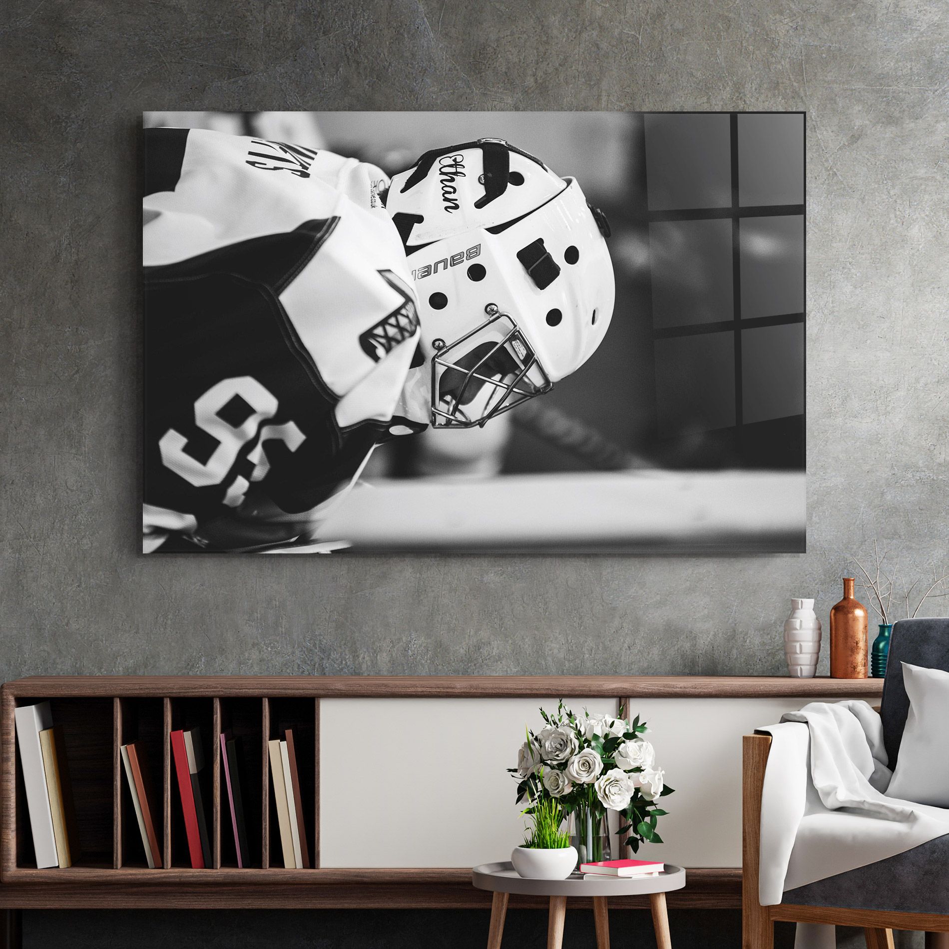 Black White Hockey mockup 2