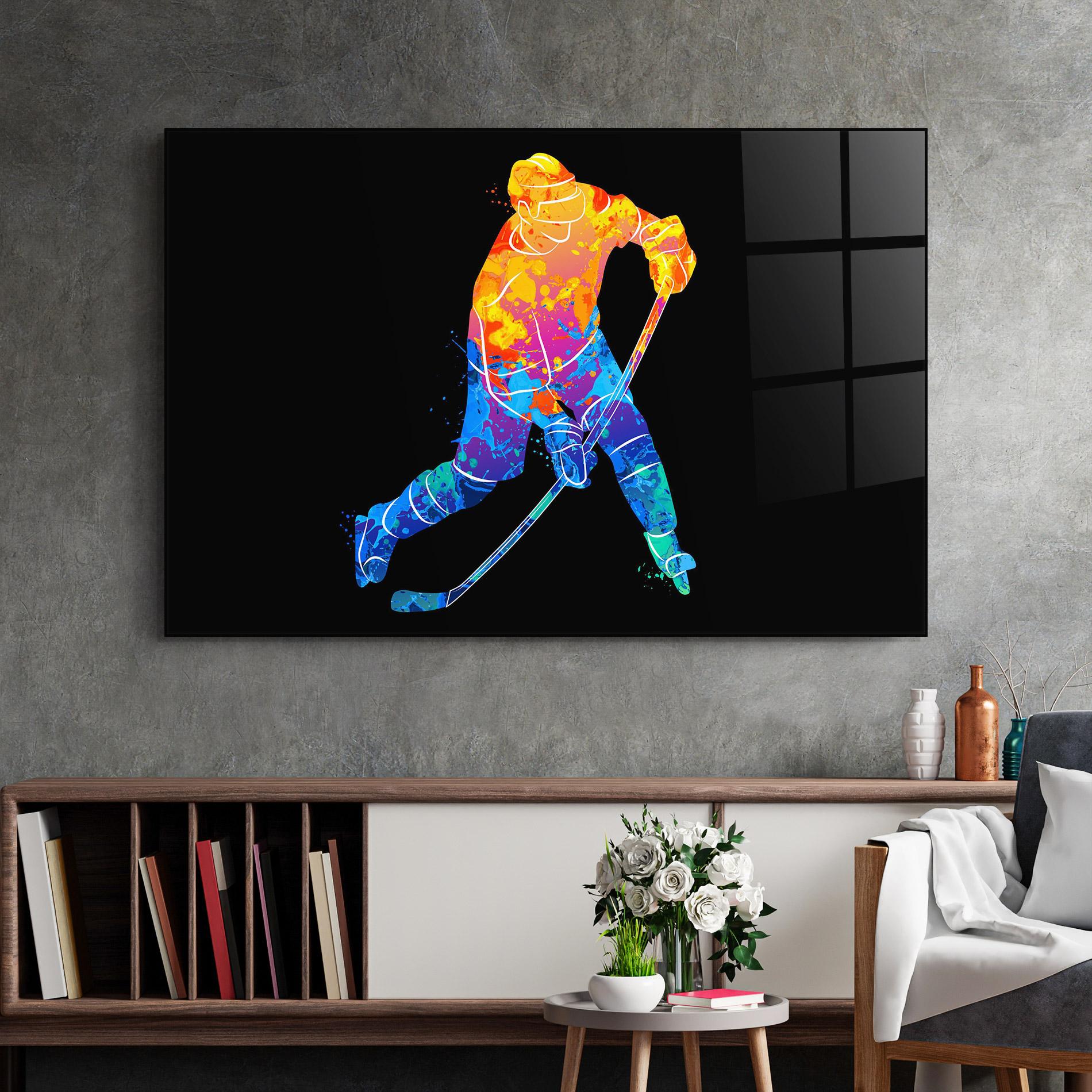 Üvegkép Color Mix Hockey mockup 2