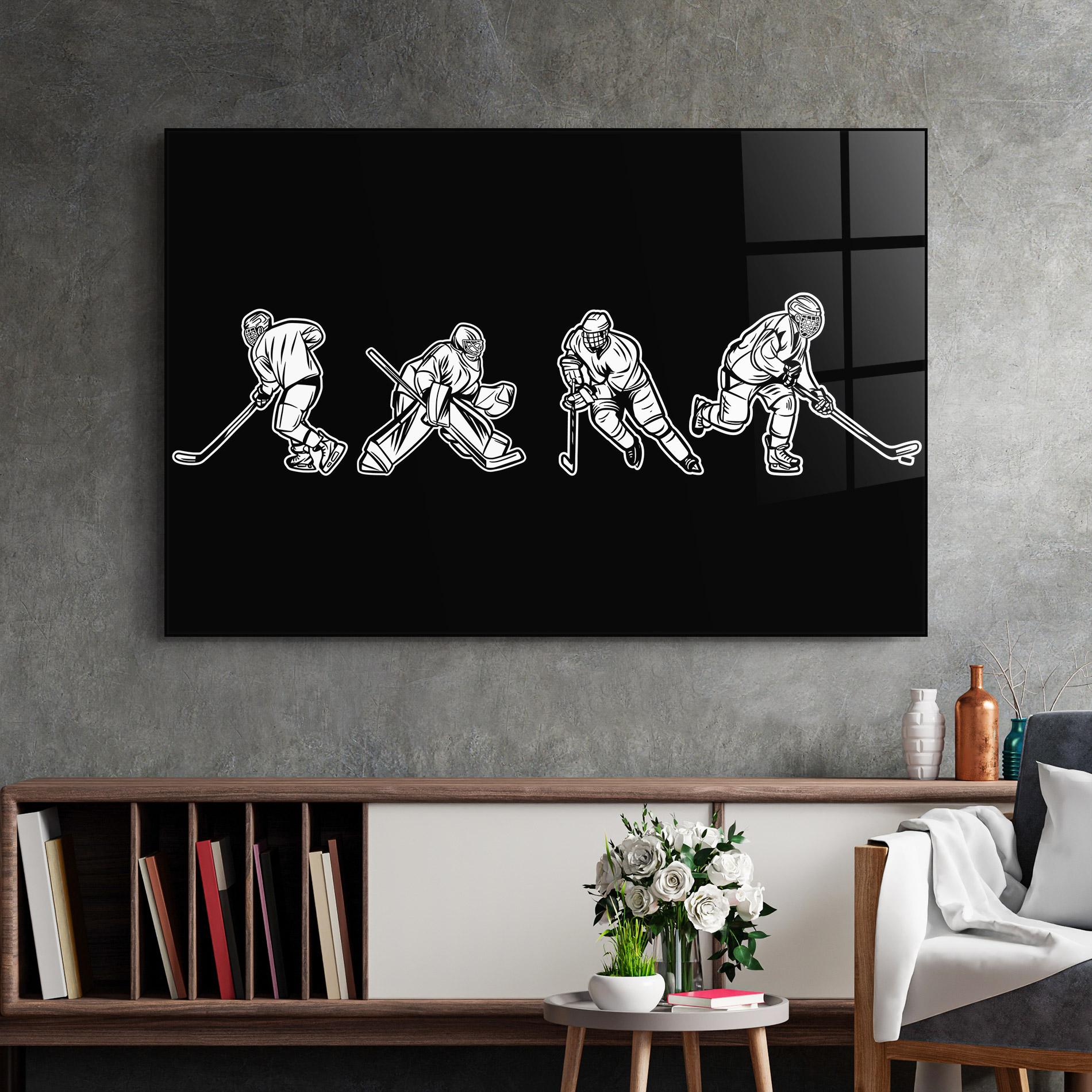 Üvegkép Hockey Four mockup 2