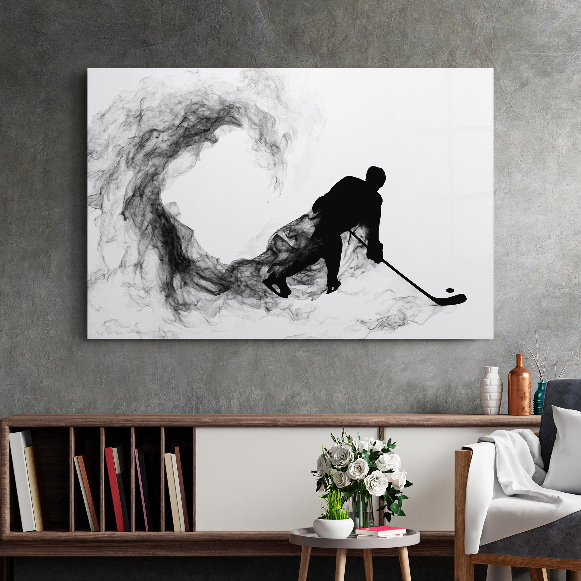 Üvegkép Hockey Smoke mockup 2