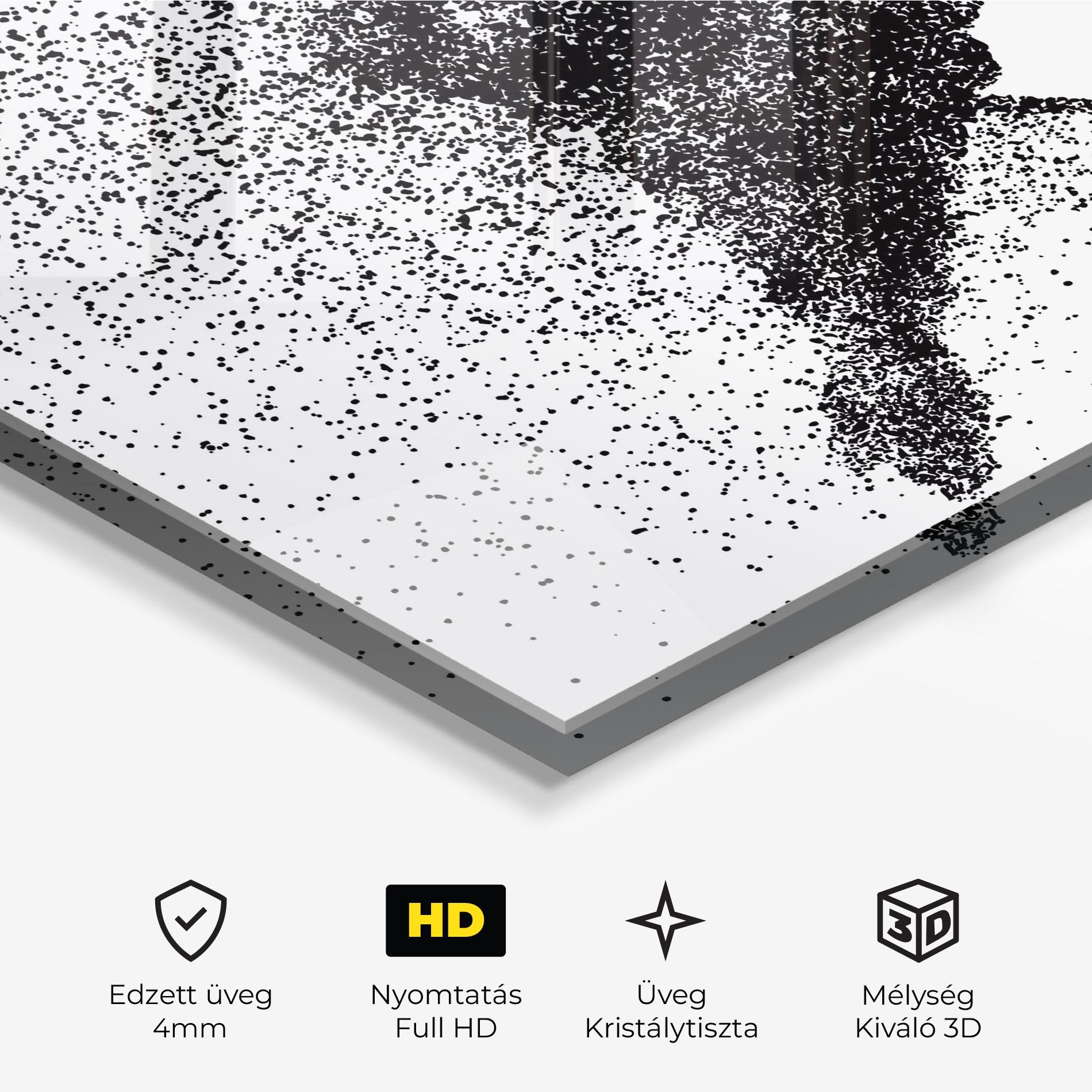 Üvegkép Hockey Art mockup 3