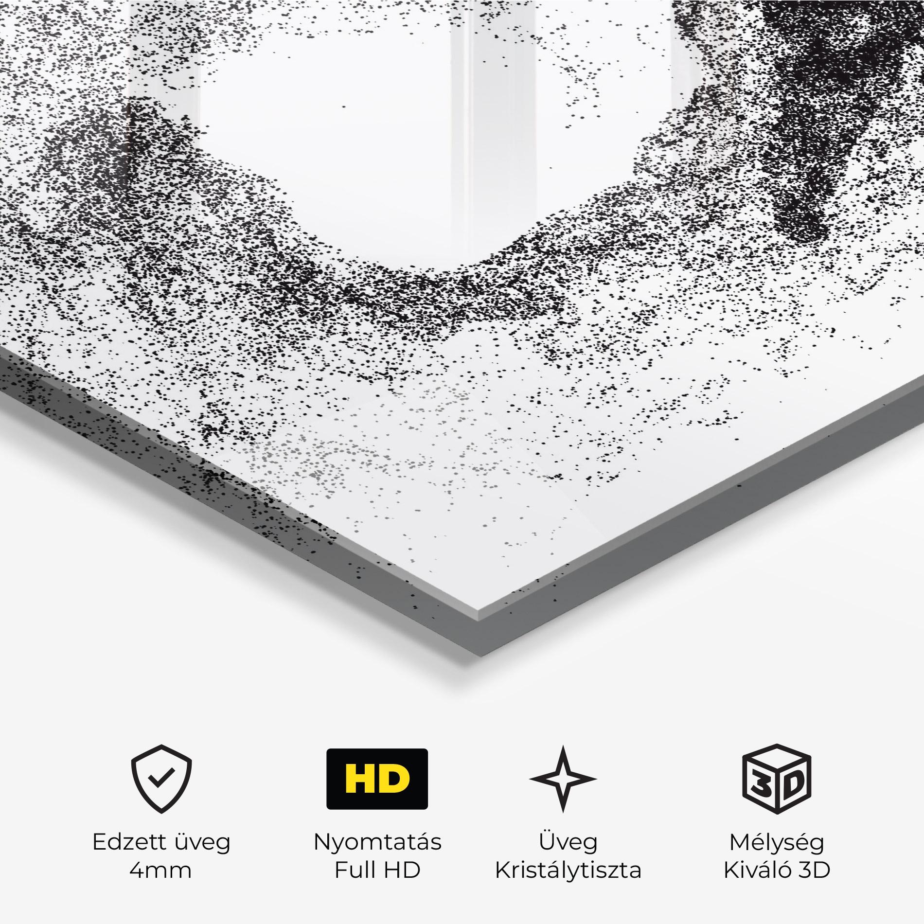 Üvegkép Hockey Playing mockup 3