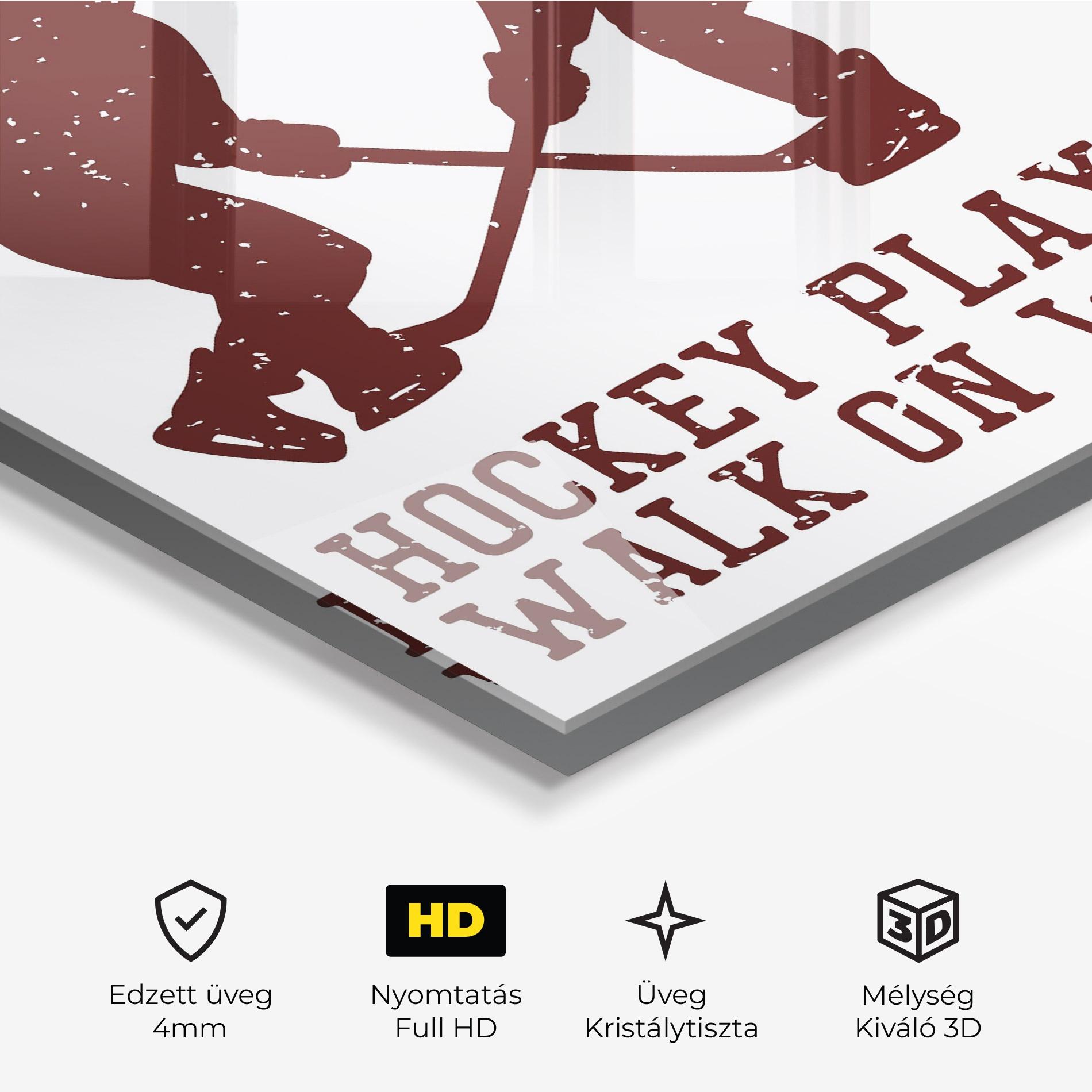 Üvegkép Hockey Walk mockup 3