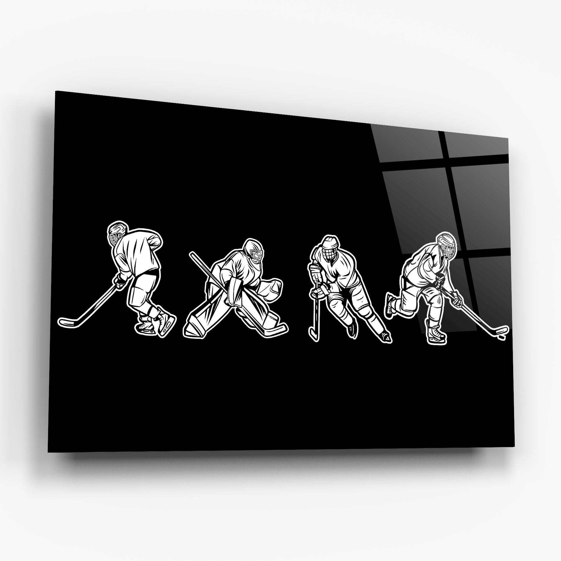 Üvegkép Hockey Four mockup 6