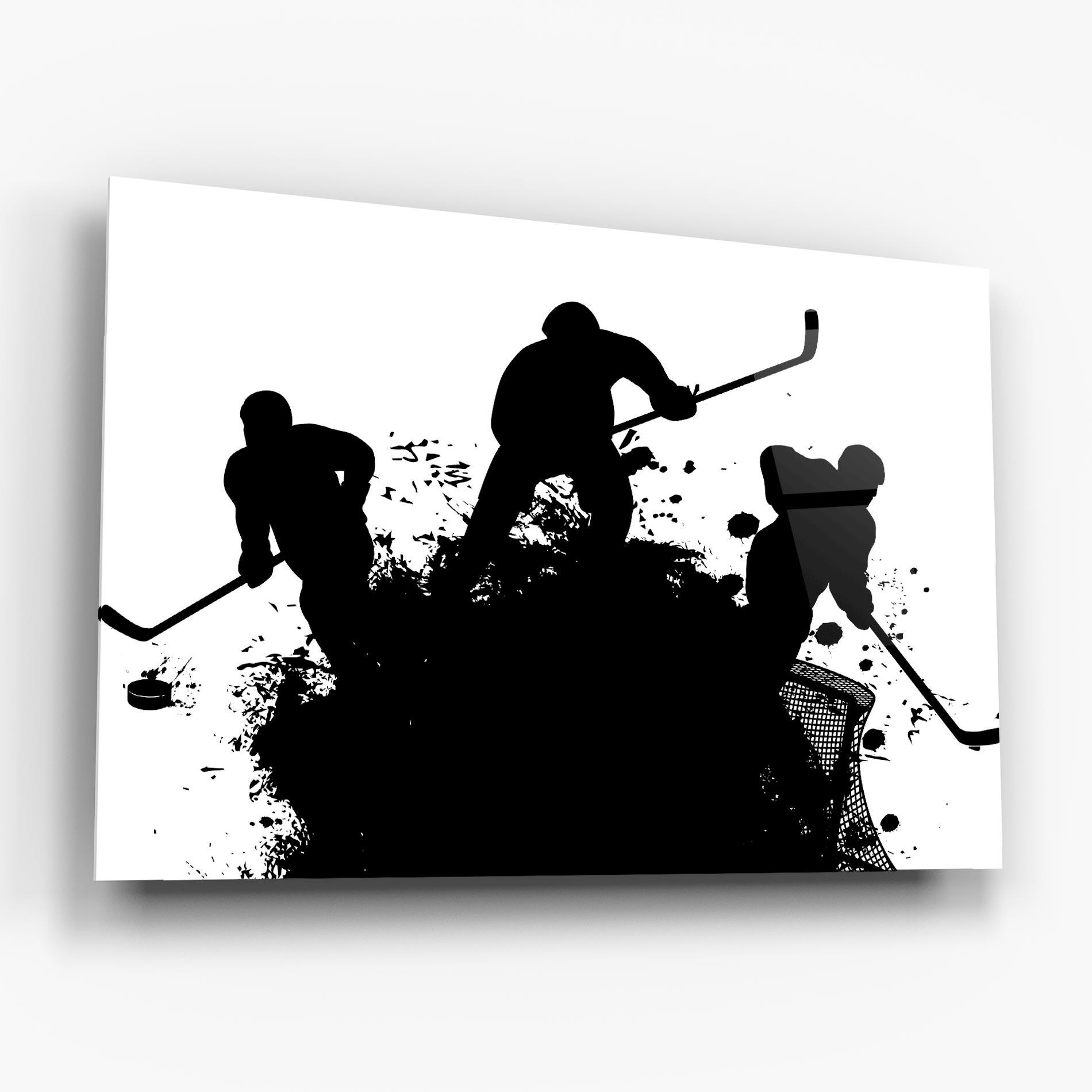 Üvegkép Hockey Tree mockup 6